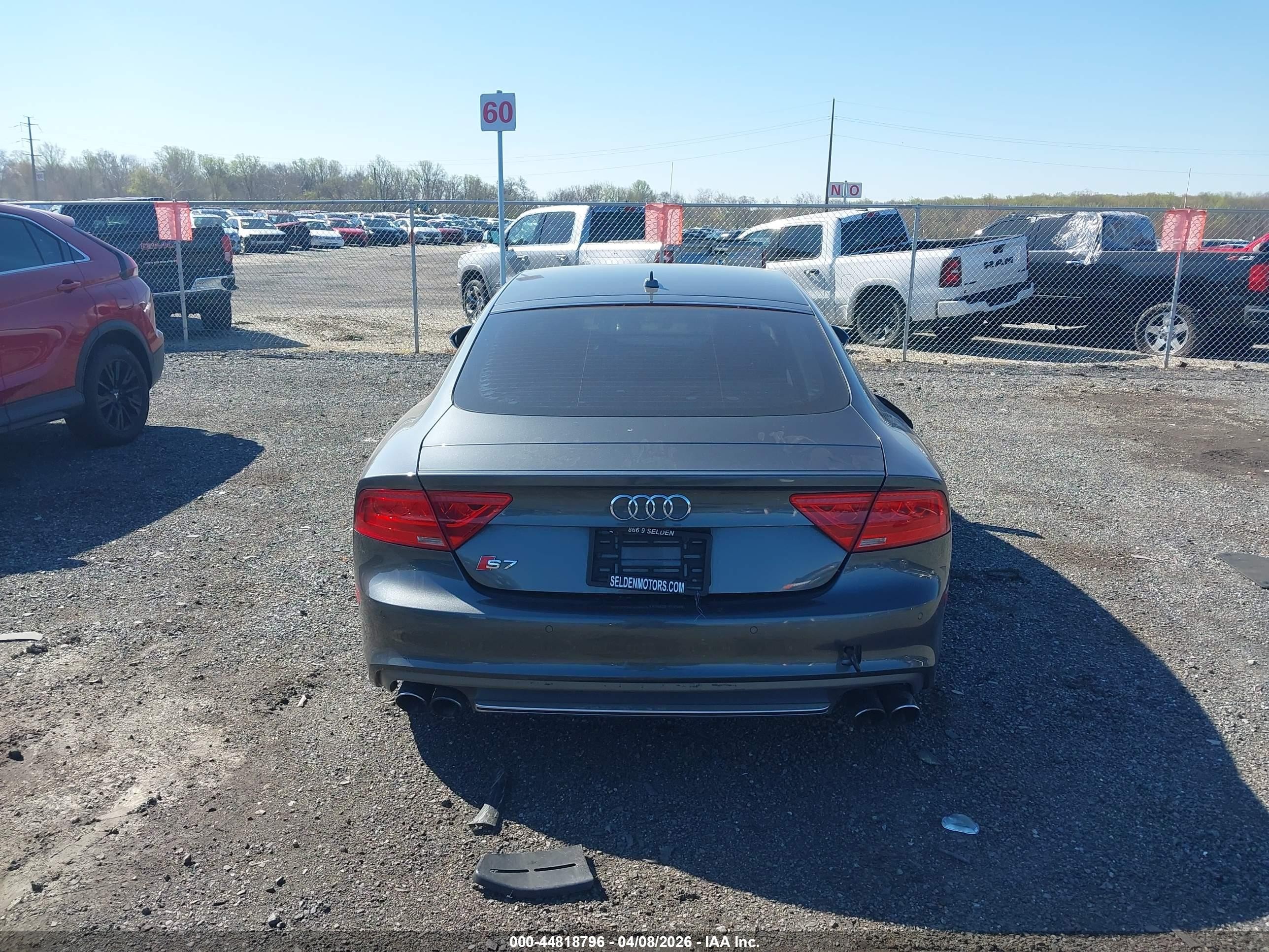 2014 Audi S7 4.0t Prestige Gray vin: WAUW2AFC9EN011338