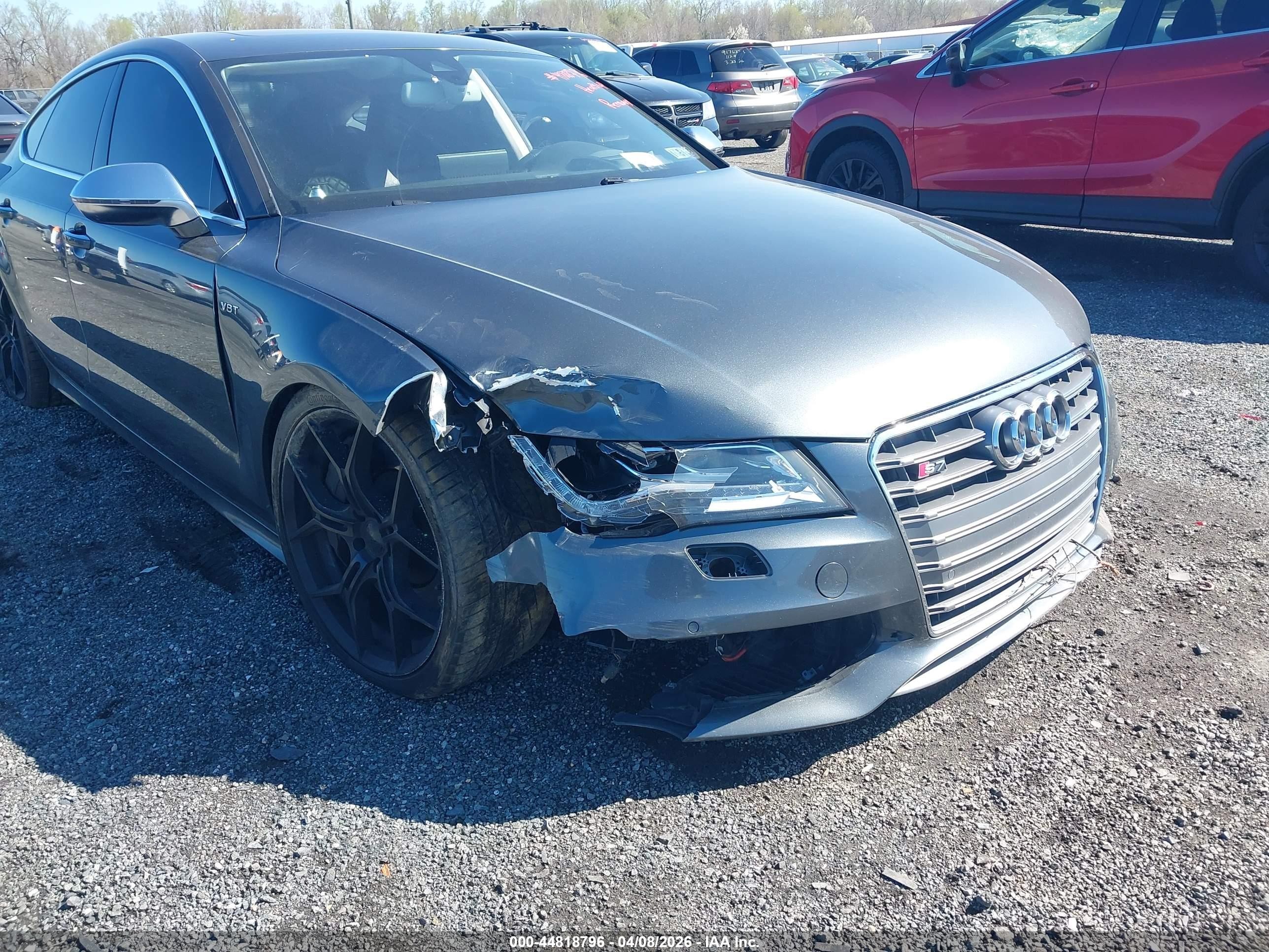 2014 Audi S7 4.0t Prestige Gray vin: WAUW2AFC9EN011338