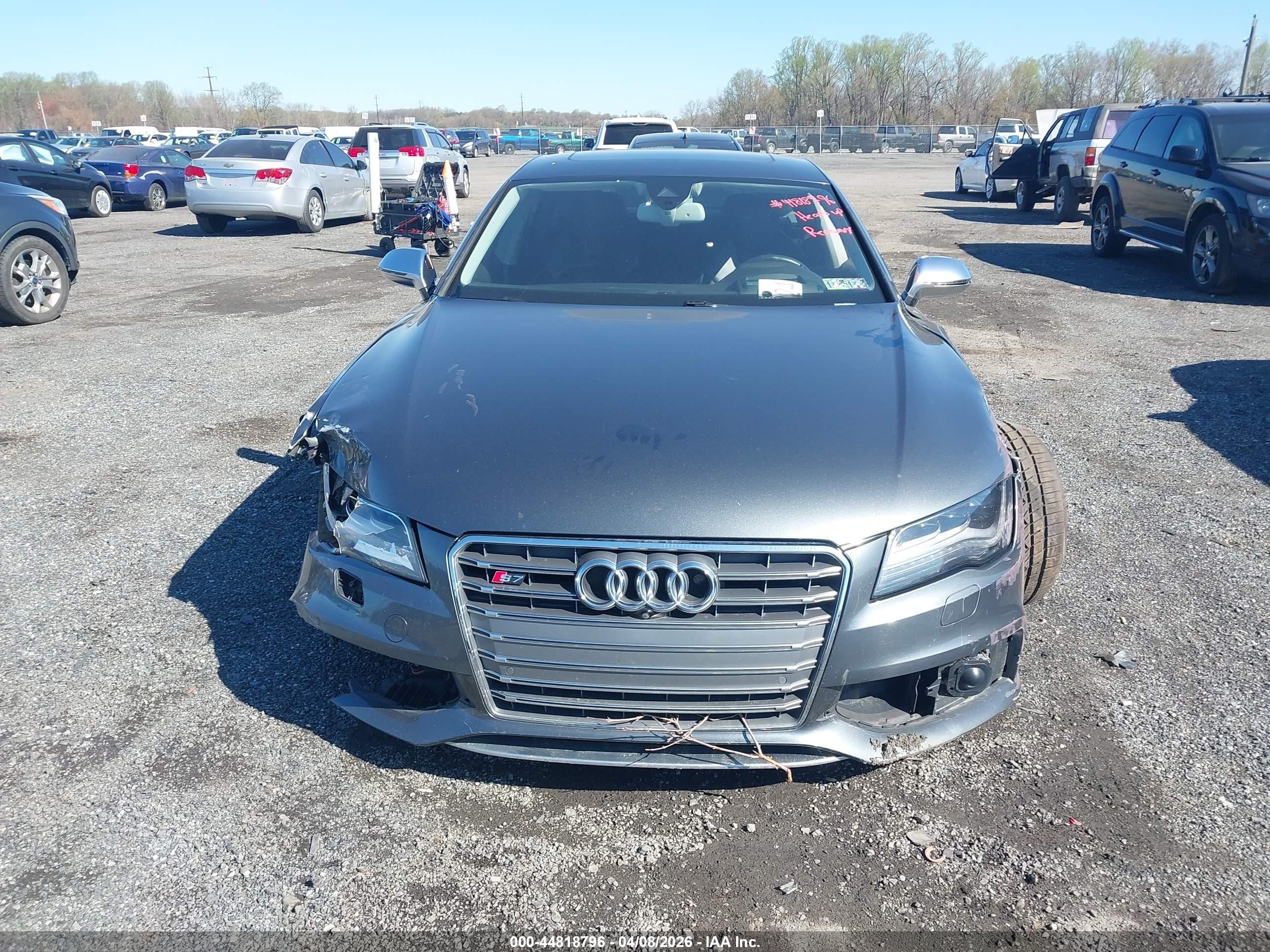 2014 Audi S7 4.0t Prestige Gray vin: WAUW2AFC9EN011338