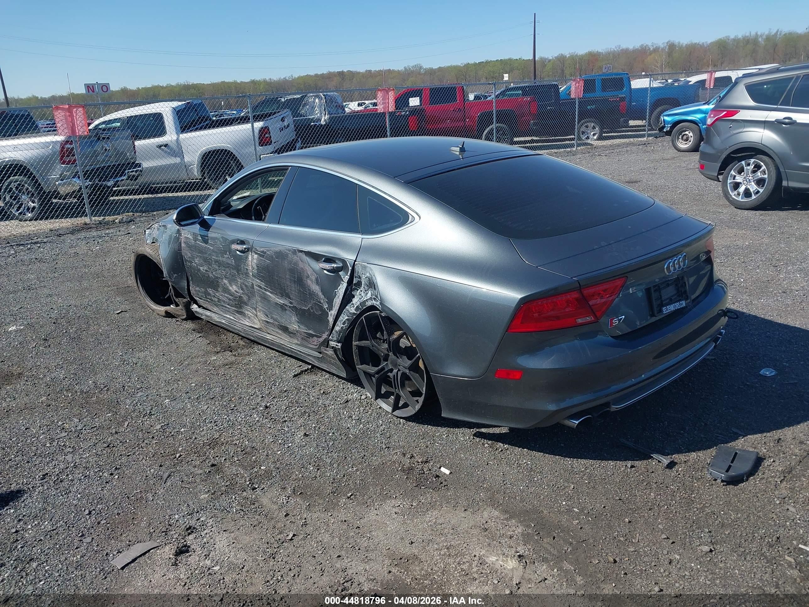 2014 Audi S7 4.0t Prestige Gray vin: WAUW2AFC9EN011338
