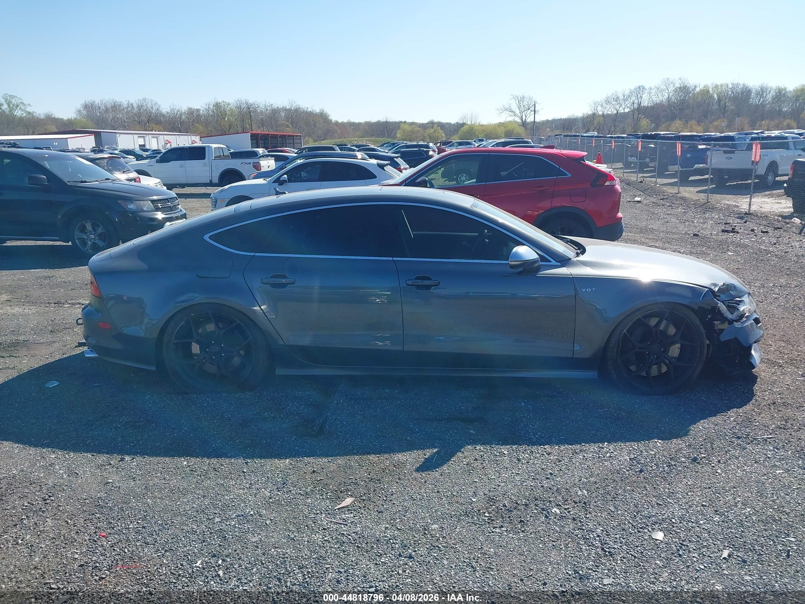 2014 Audi S7 4.0t Prestige Gray vin: WAUW2AFC9EN011338