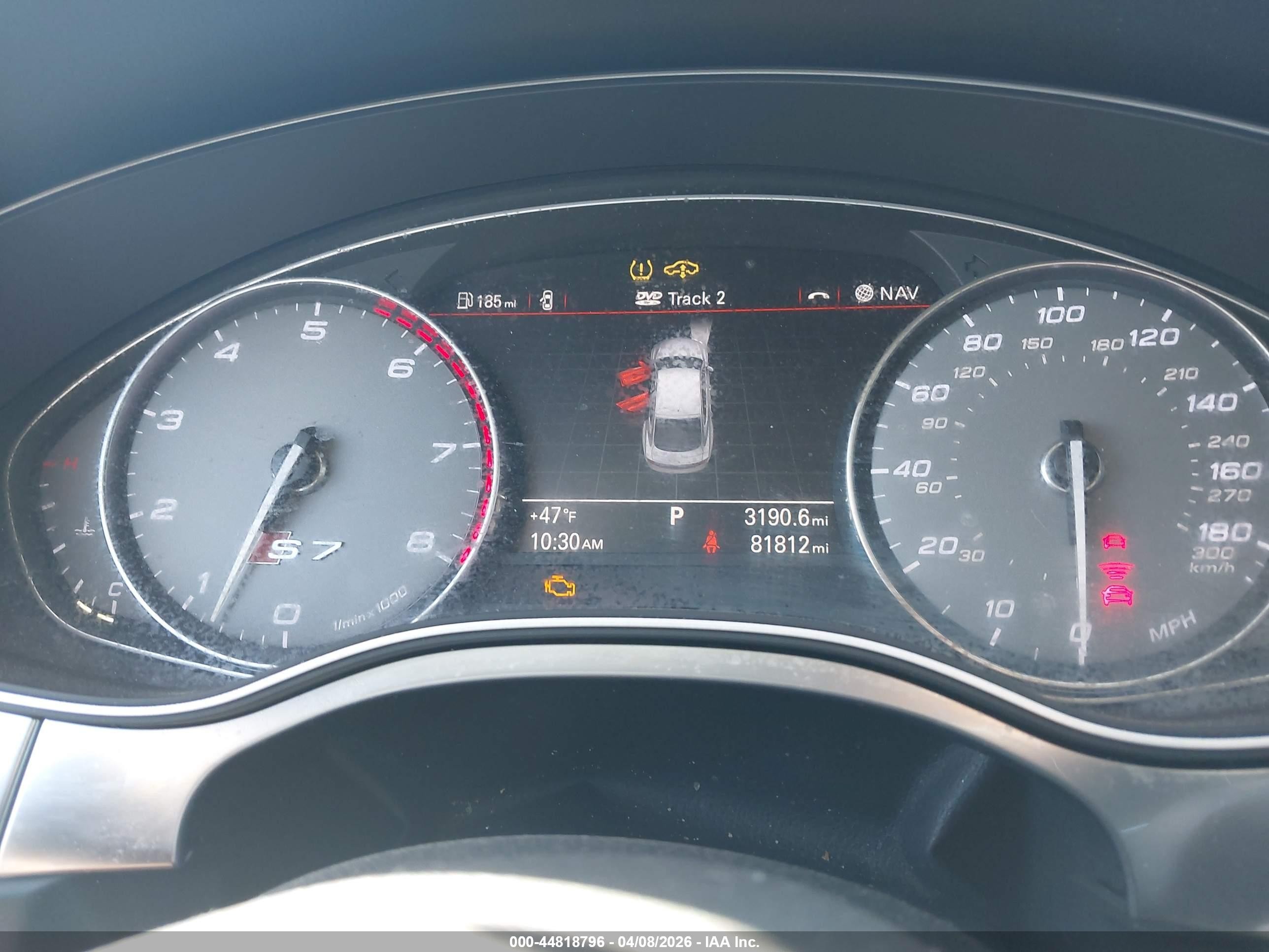 2014 Audi S7 4.0t Prestige Gray vin: WAUW2AFC9EN011338
