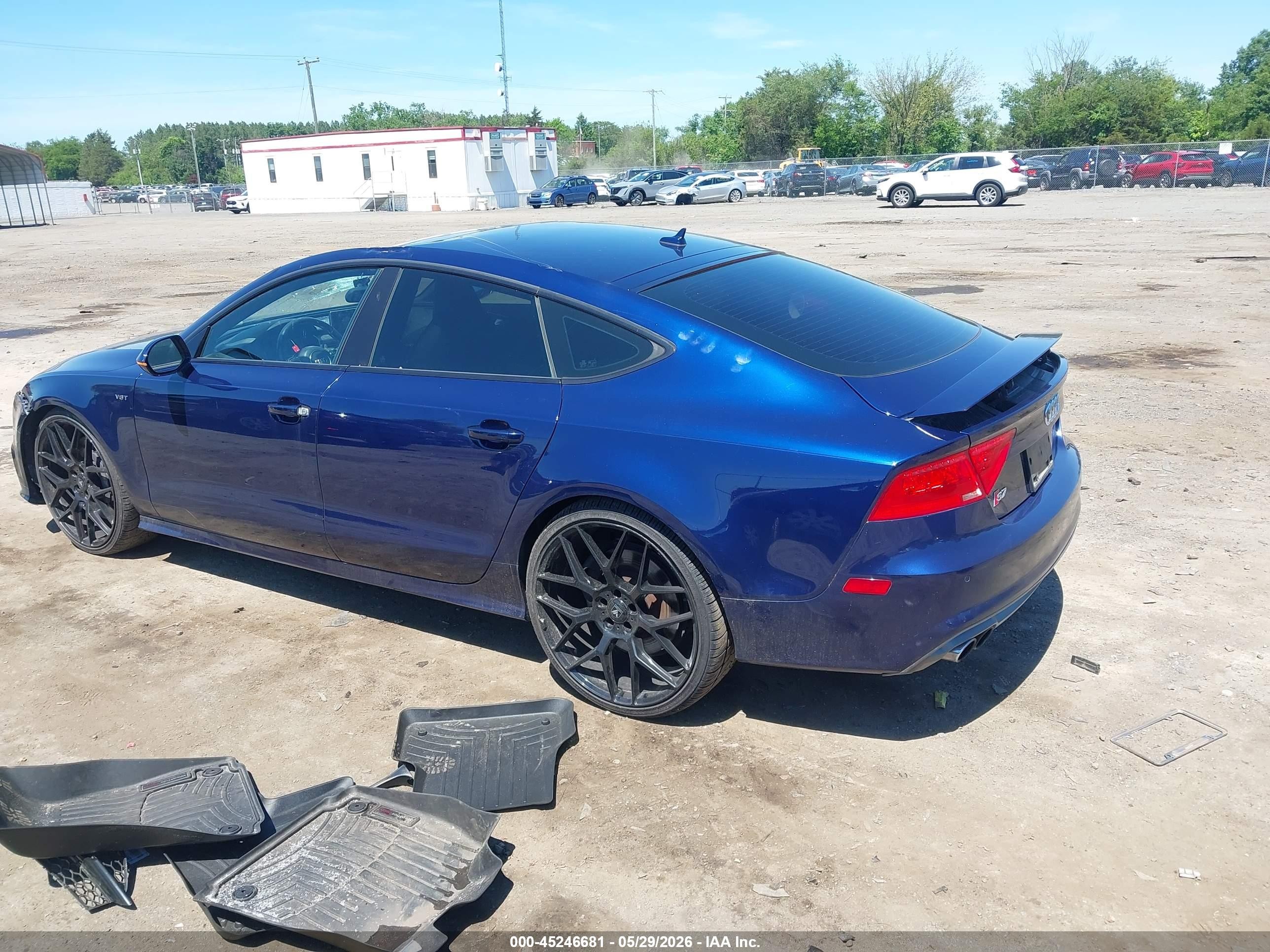 2014 Audi S7 4.0t Prestige Blue vin: WAUW2AFC9EN154404