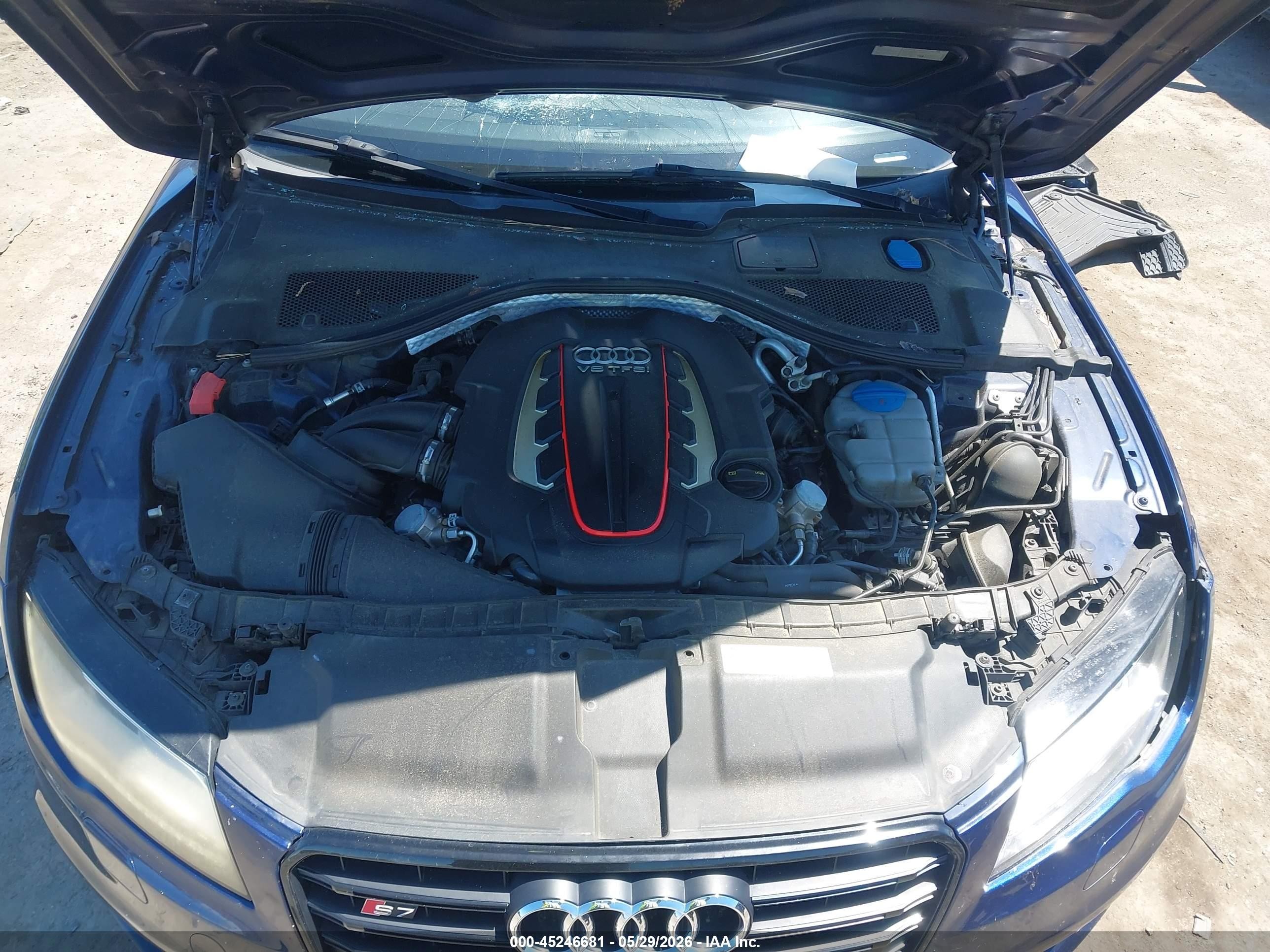 2014 Audi S7 4.0t Prestige Blue vin: WAUW2AFC9EN154404