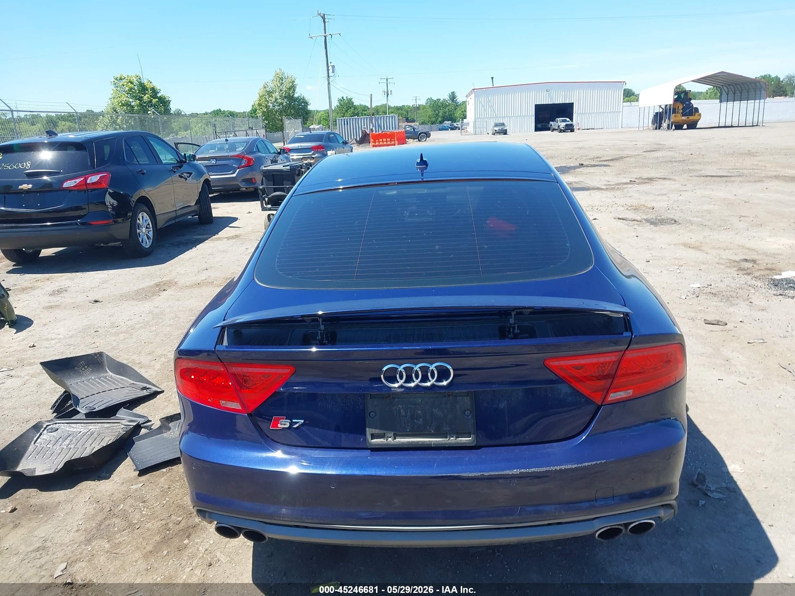 2014 Audi S7 4.0t Prestige Blue vin: WAUW2AFC9EN154404