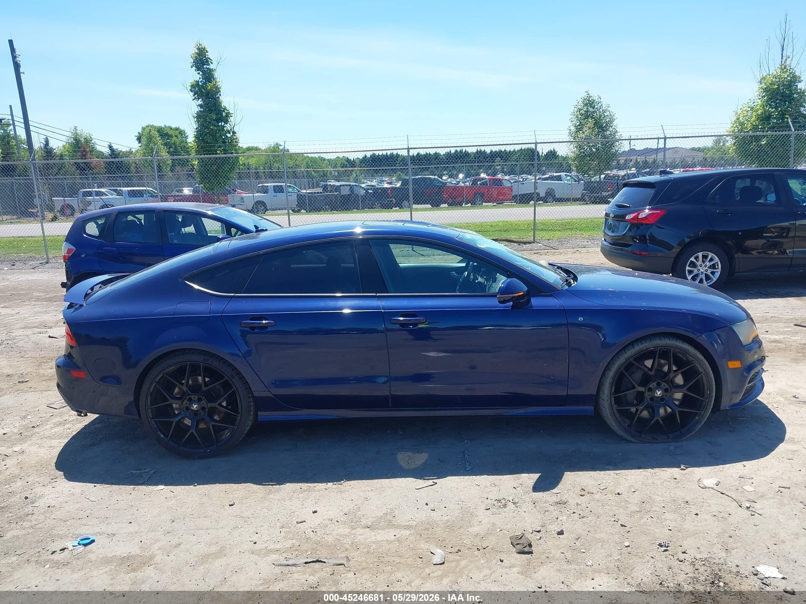 2014 Audi S7 4.0t Prestige Blue vin: WAUW2AFC9EN154404