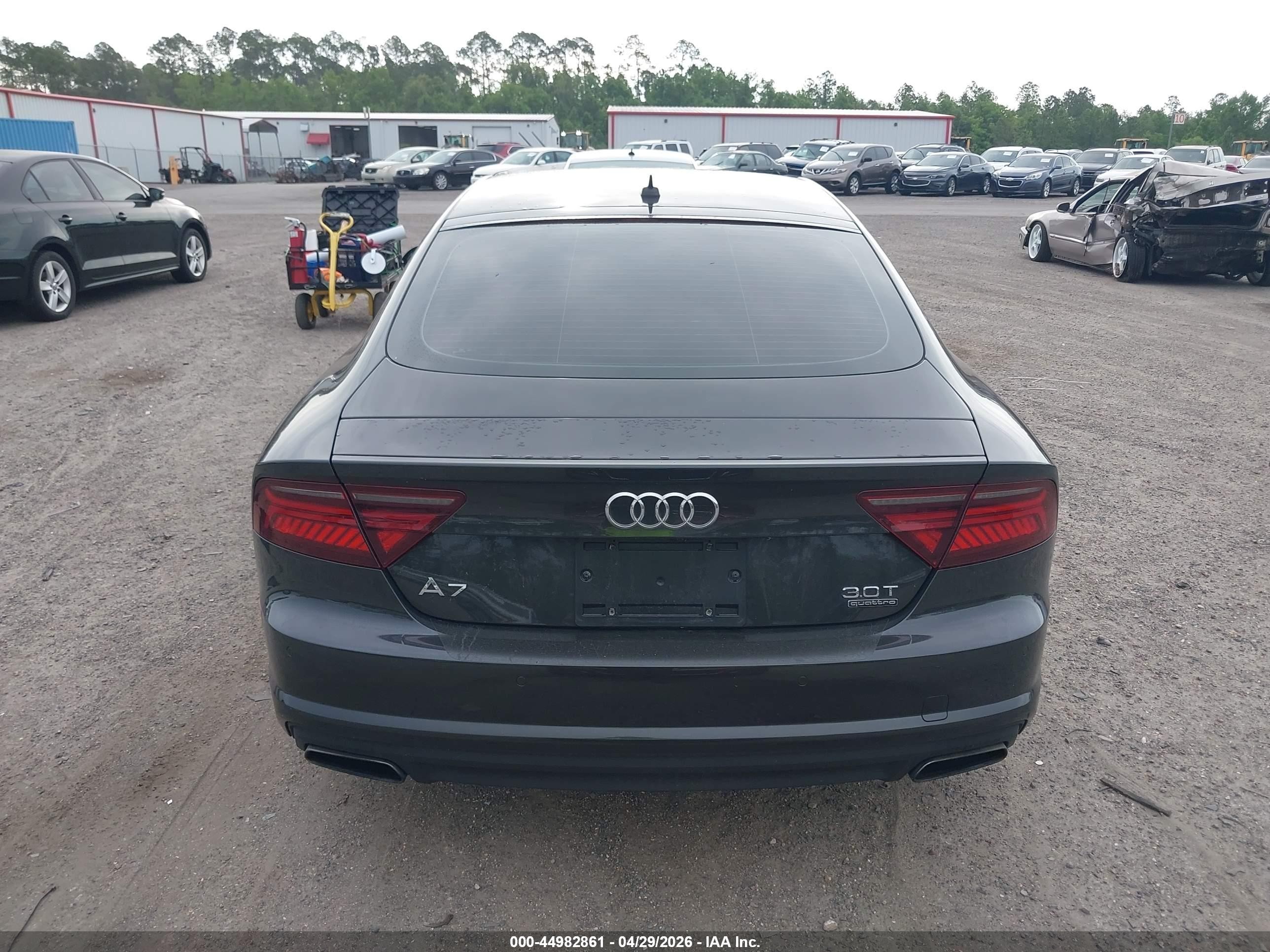 2017 Audi A7 3.0t Premium Plus Черный vin: WAUW2AFC9HN005981