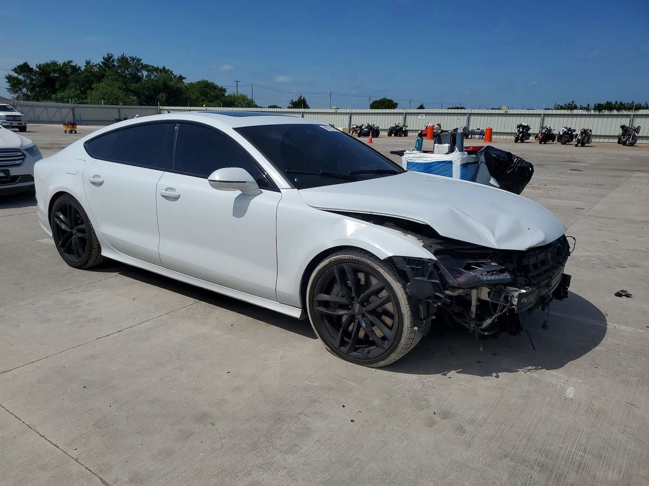 2015 Audi S7 Premium White vin: WAUW2AFCXFN064275