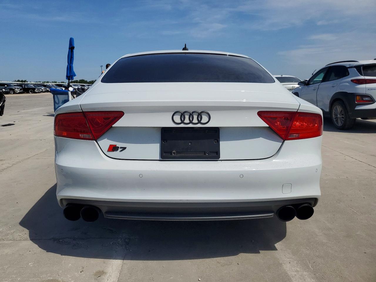 2015 Audi S7 Premium White vin: WAUW2AFCXFN064275