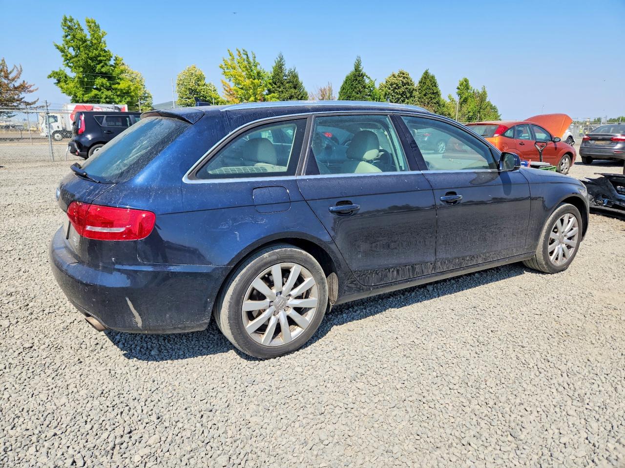 2011 Audi A4 Premium Plus Blue vin: WAUWFAFL1BA111635