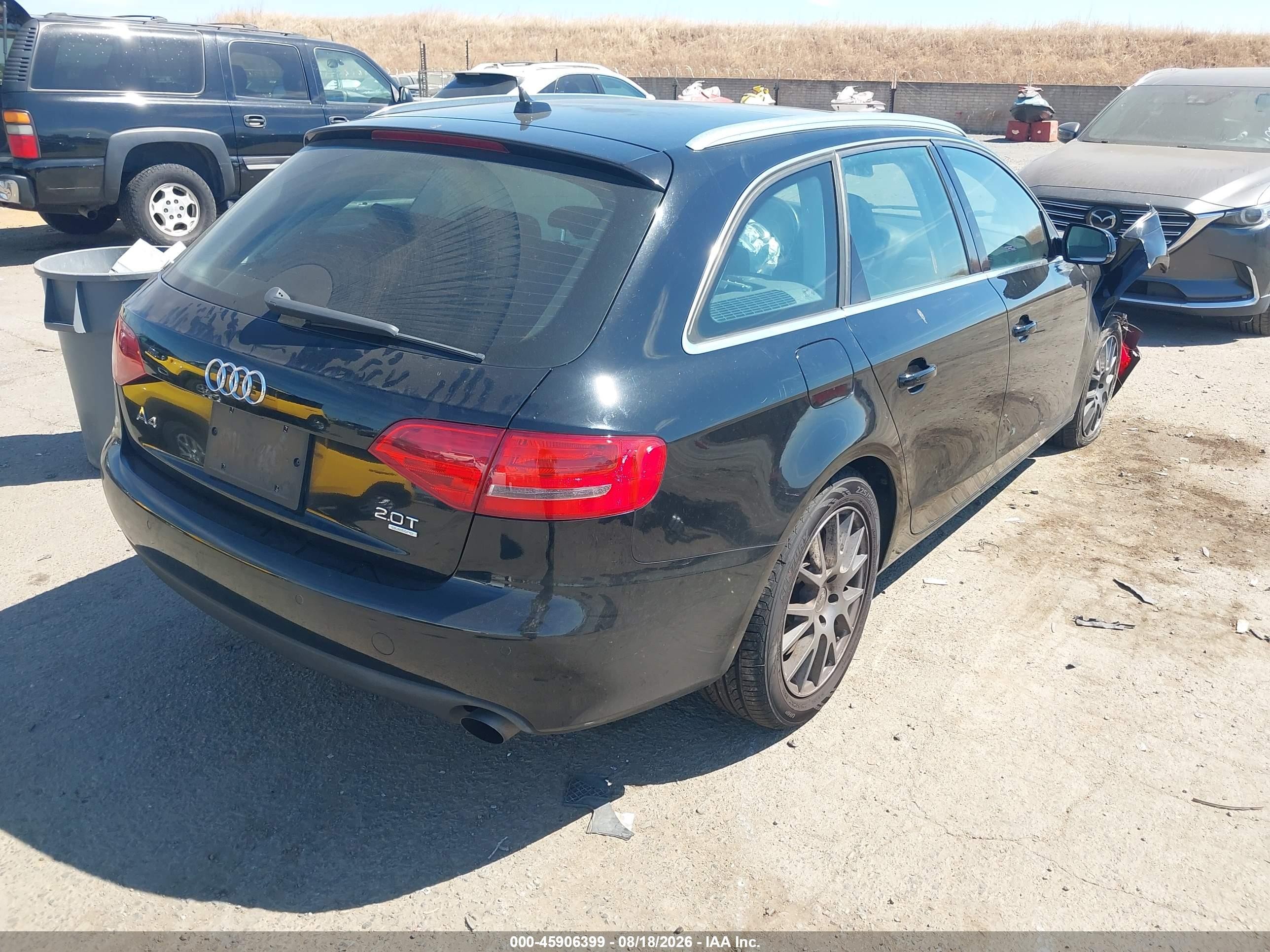 2010 Audi A4 2.0t Premium Черный vin: WAUWFAFL3AA147681