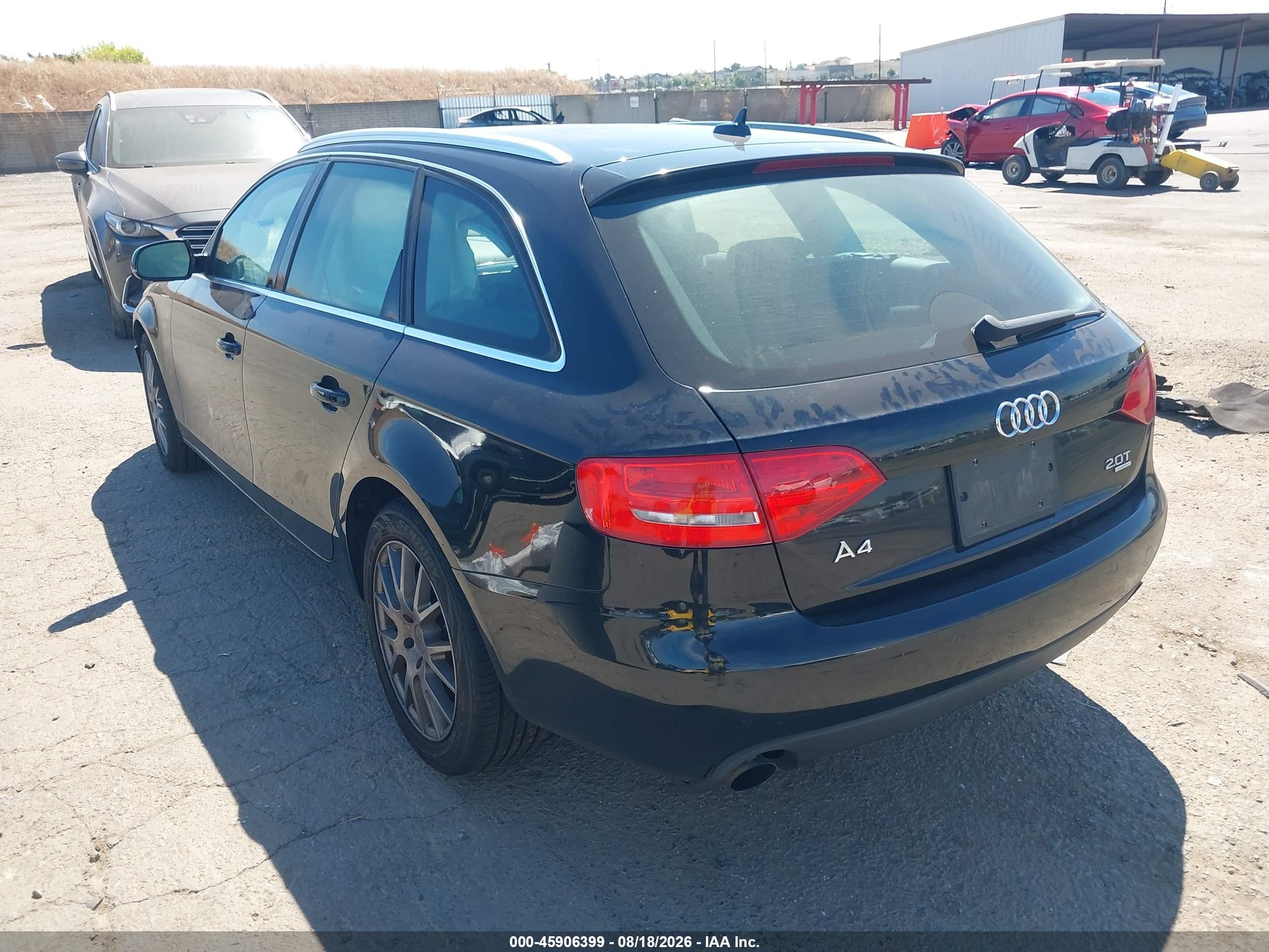 2010 Audi A4 2.0t Premium Черный vin: WAUWFAFL3AA147681