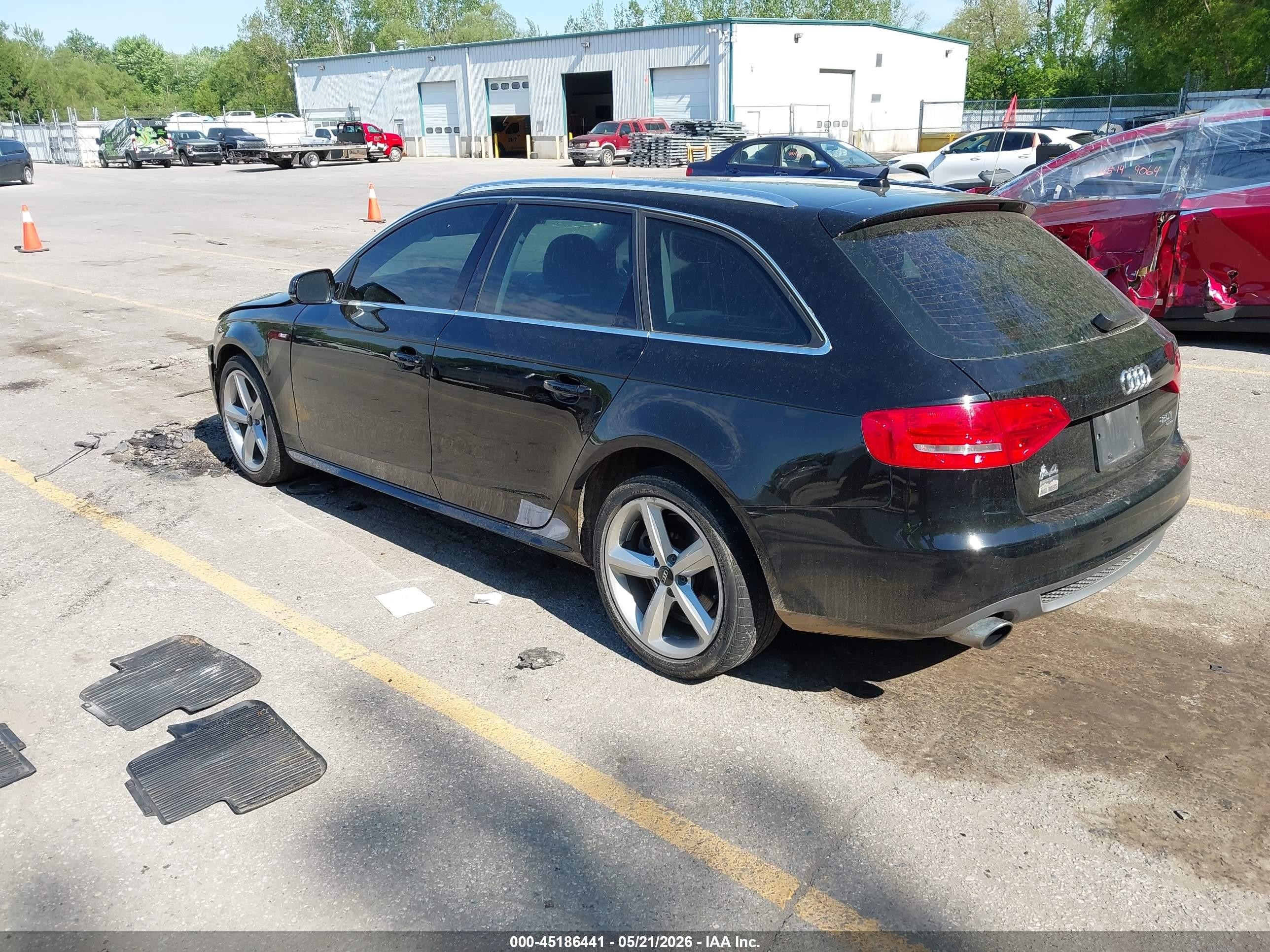 2012 Audi A4 2.0t Premium Black vin: WAUWFAFL4CA081533
