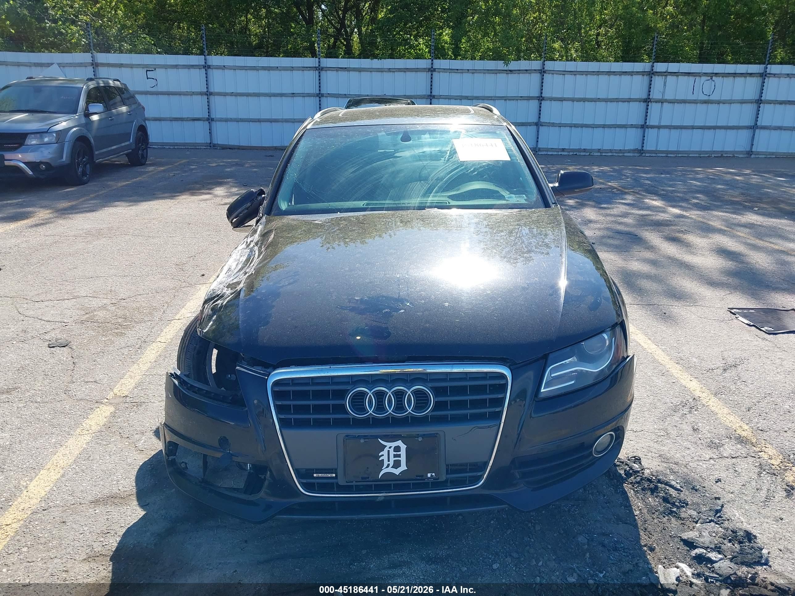 2012 Audi A4 2.0t Premium Black vin: WAUWFAFL4CA081533