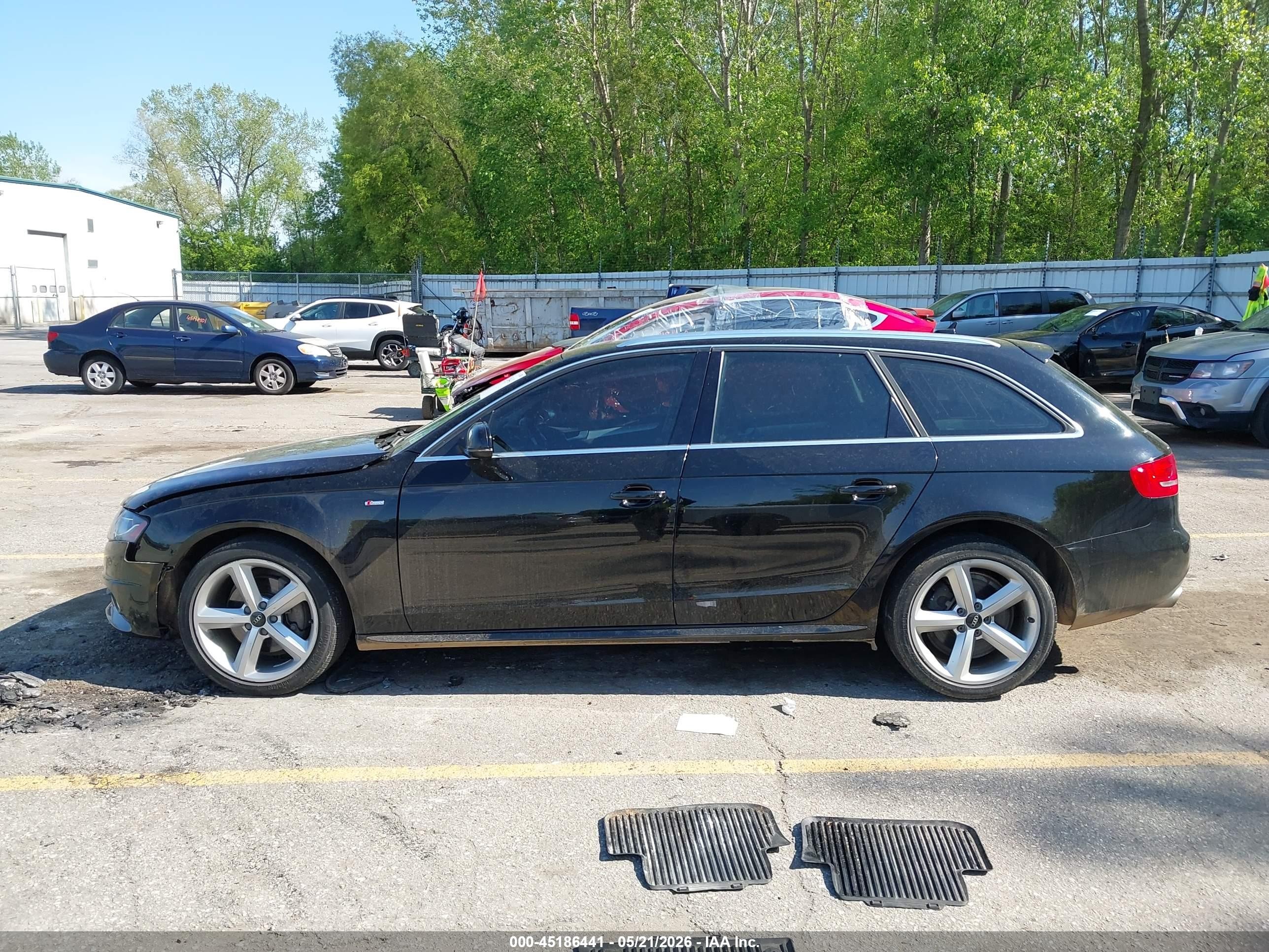 2012 Audi A4 2.0t Premium Black vin: WAUWFAFL4CA081533
