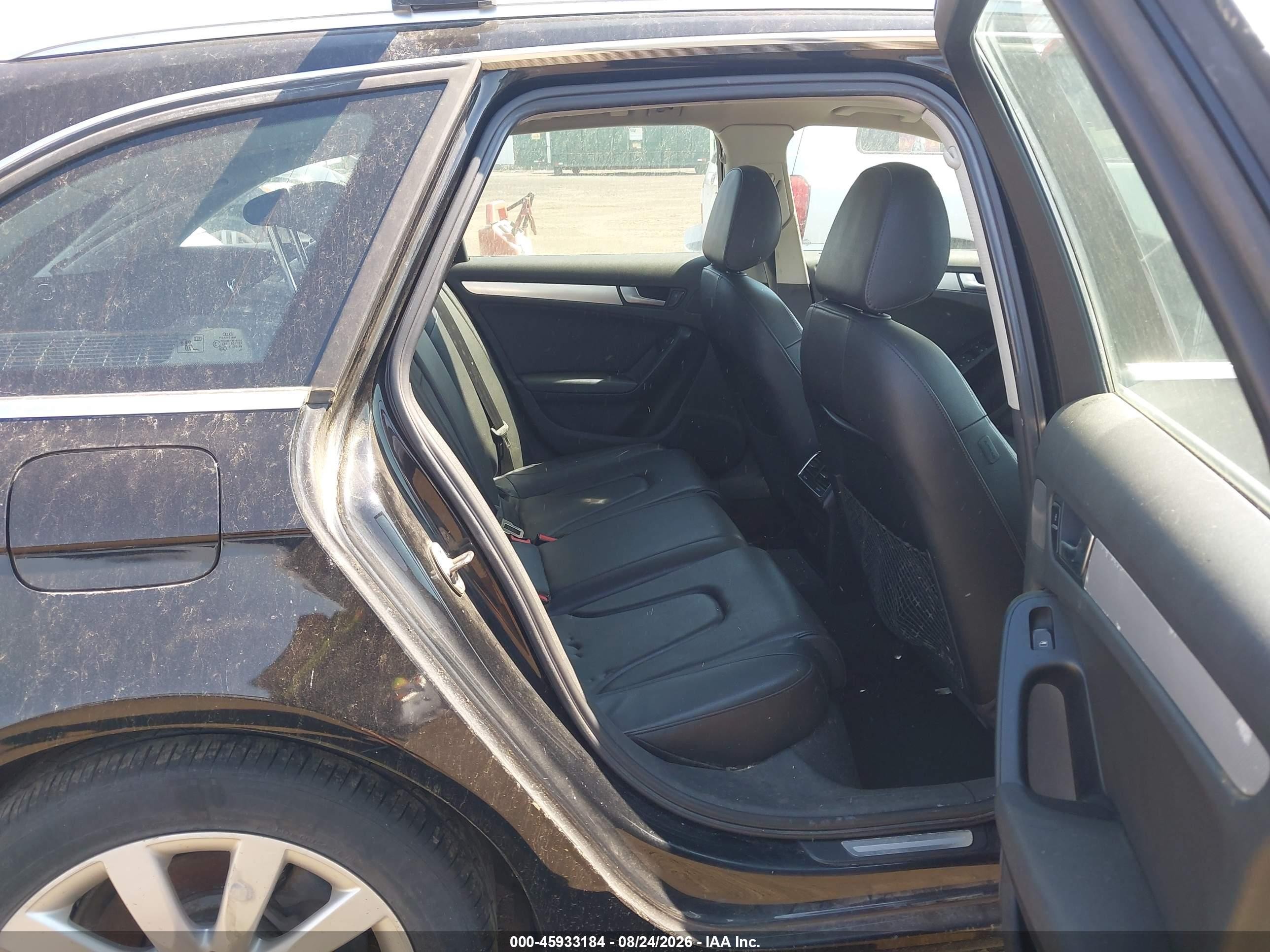 2010 Audi A4 2.0t Premium Black vin: WAUWFAFL5AA039322