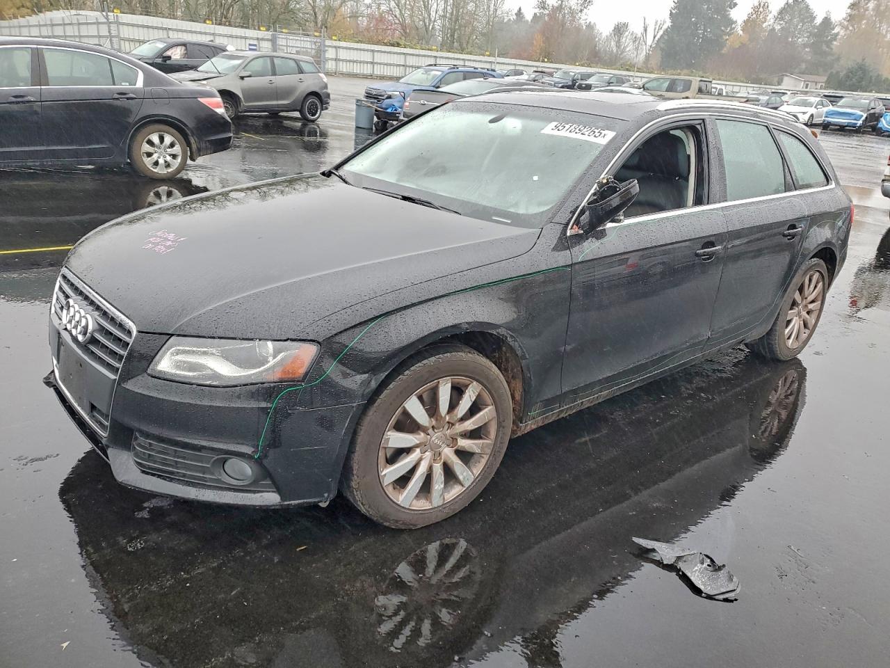 2010 Audi A4 Premium Plus Black vin: WAUWFAFL5AA041099