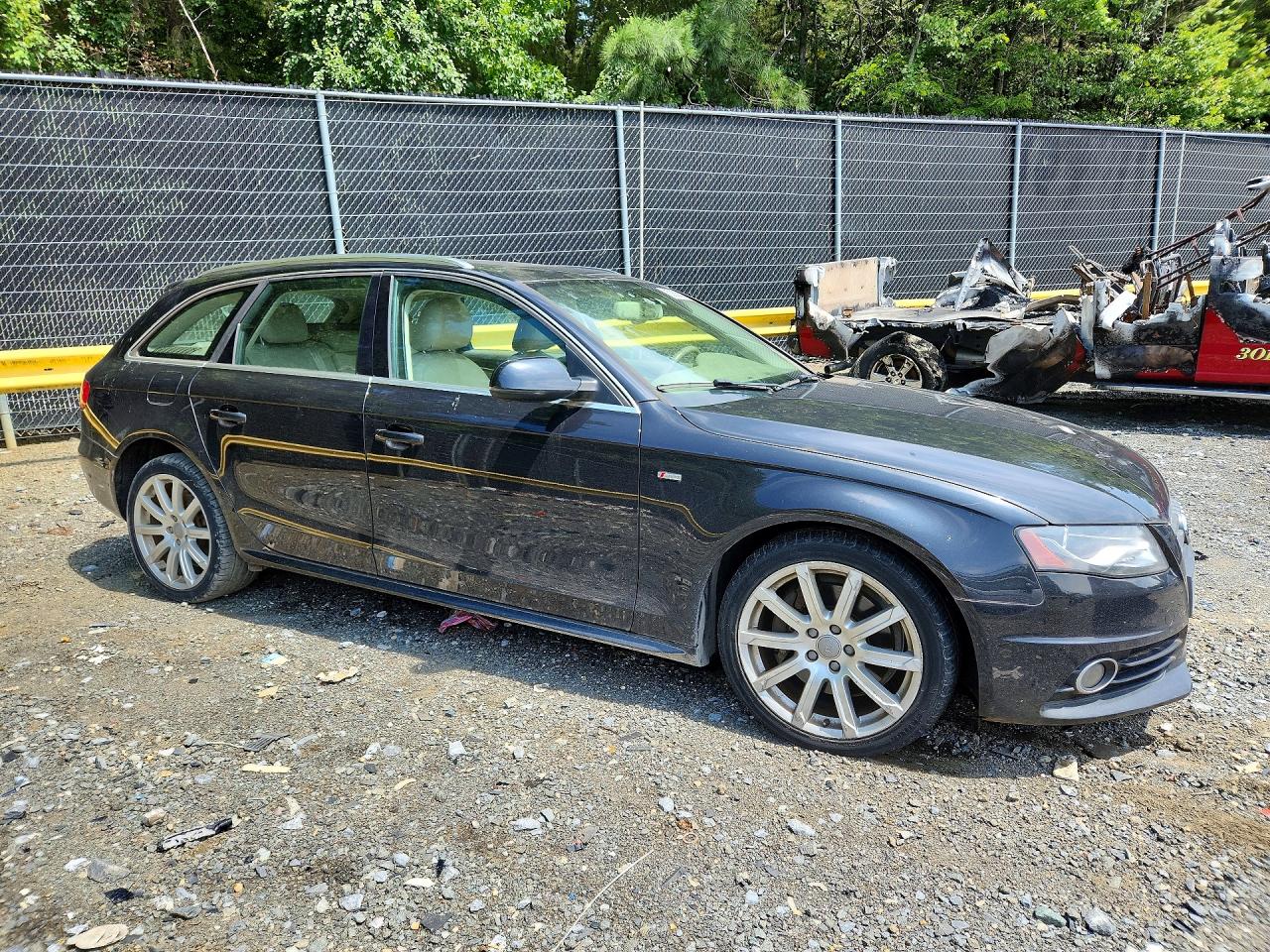 2012 Audi A4 Premium Plus Black vin: WAUWFAFL5CA028940