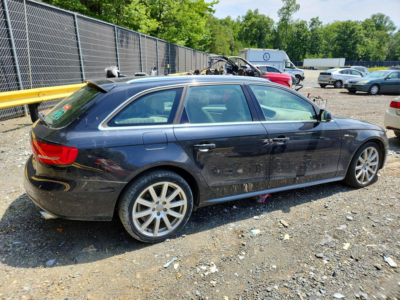 2012 Audi A4 Premium Plus Black vin: WAUWFAFL5CA028940