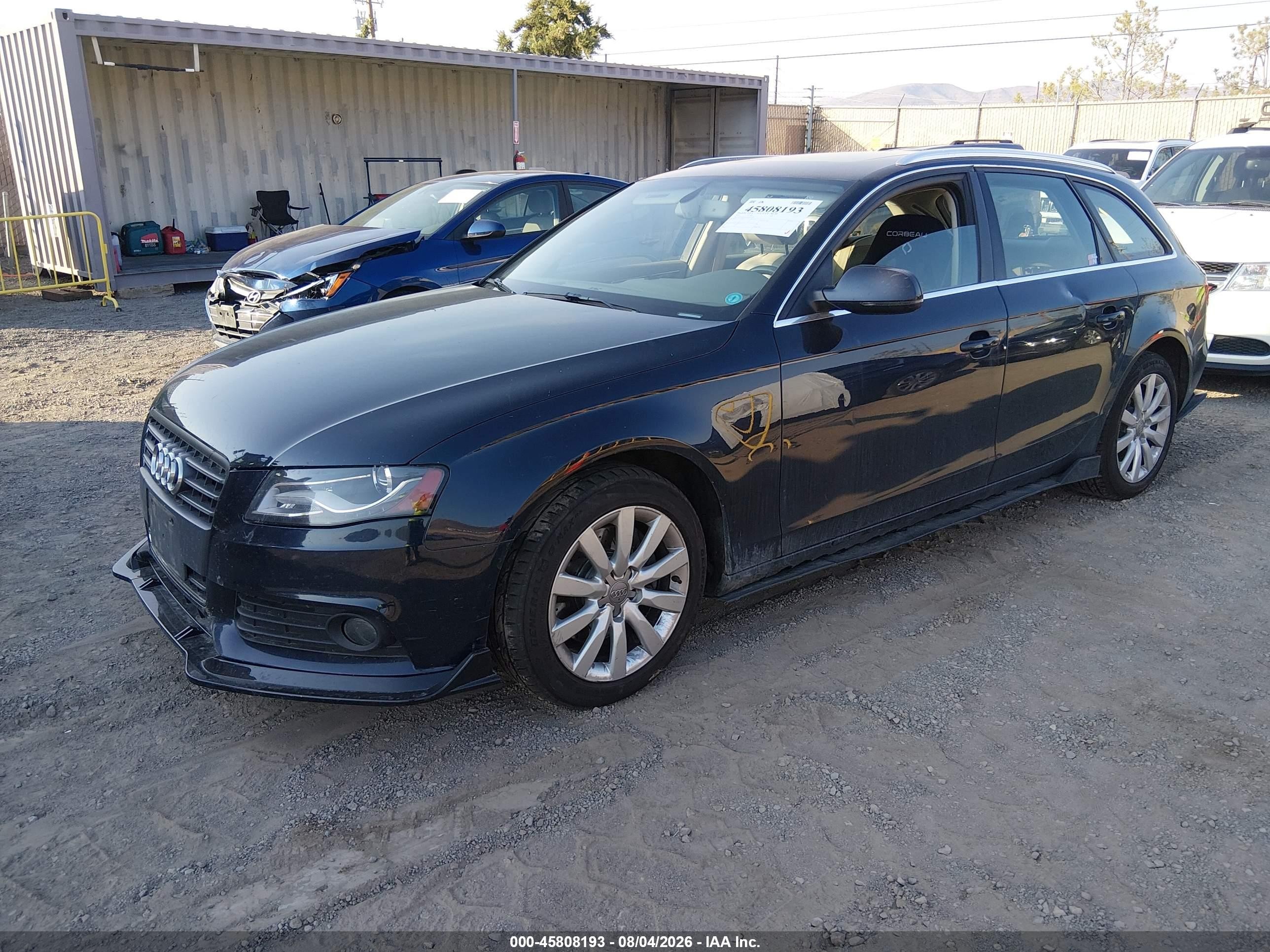 2011 Audi A4 2.0t Premium Синий vin: WAUWFAFL7BA076258