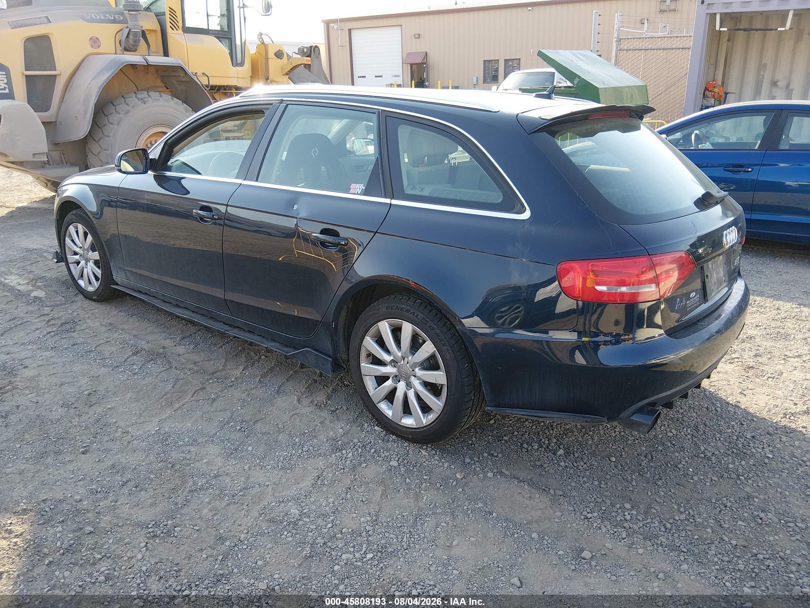 2011 Audi A4 2.0t Premium Синий vin: WAUWFAFL7BA076258