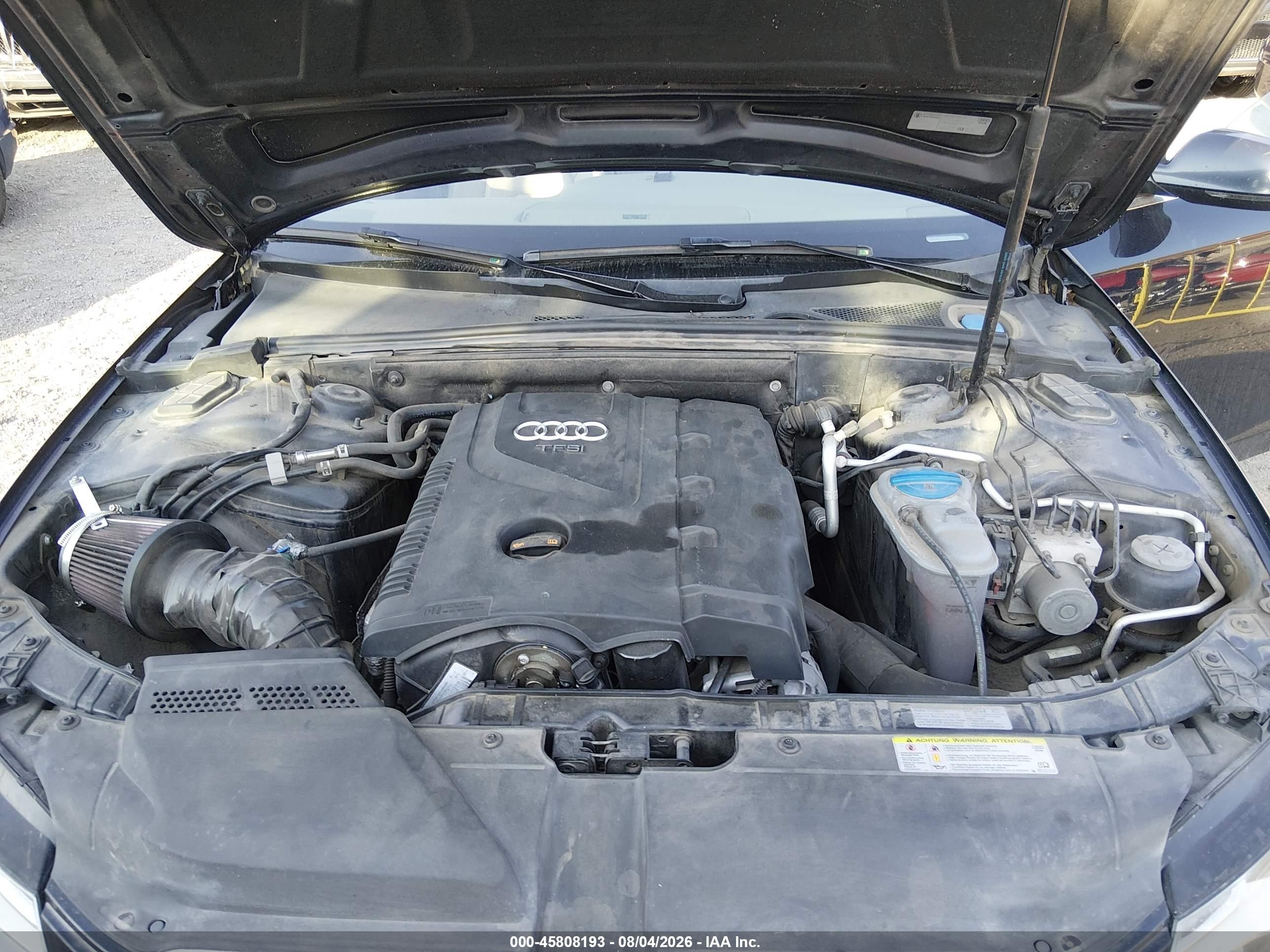 2011 Audi A4 2.0t Premium Синий vin: WAUWFAFL7BA076258