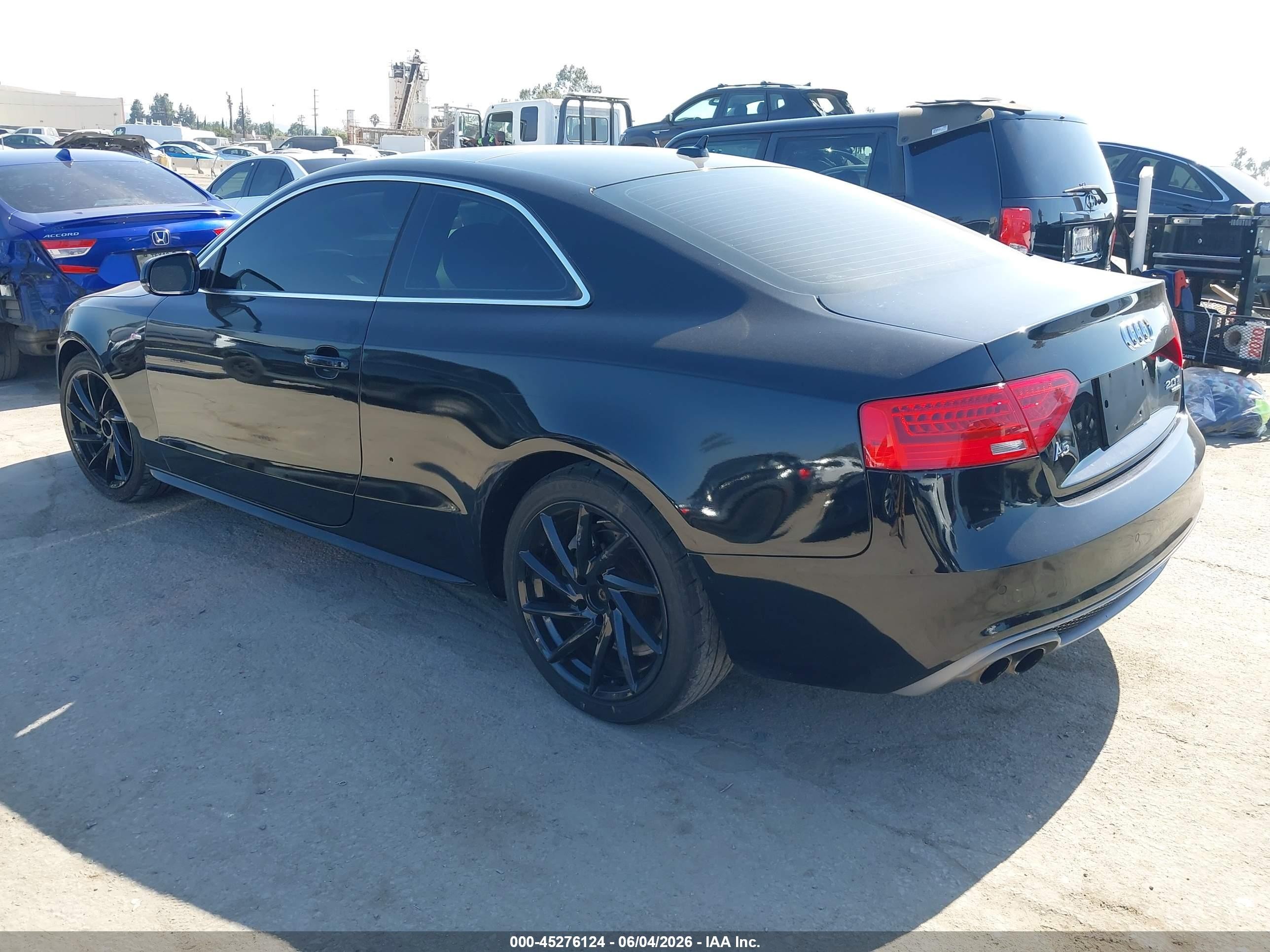 2014 Audi A5 2.0t Premium Black vin: WAUWFAFR2EA016560