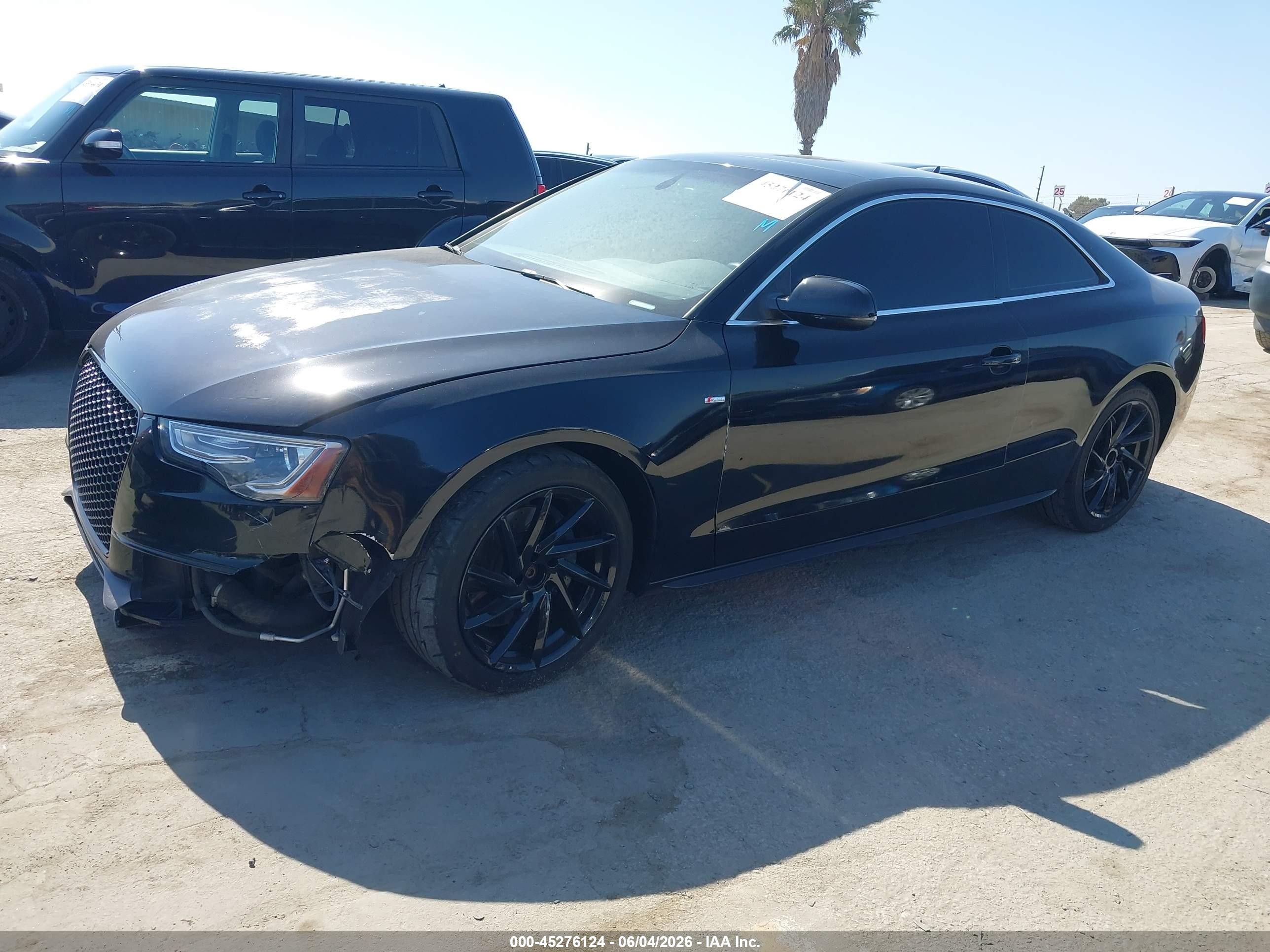 2014 Audi A5 2.0t Premium Black vin: WAUWFAFR2EA016560