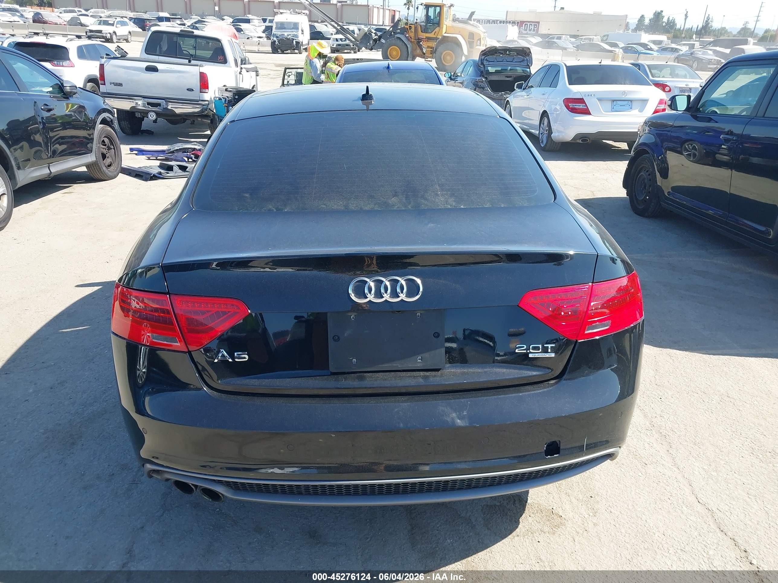 2014 Audi A5 2.0t Premium Black vin: WAUWFAFR2EA016560