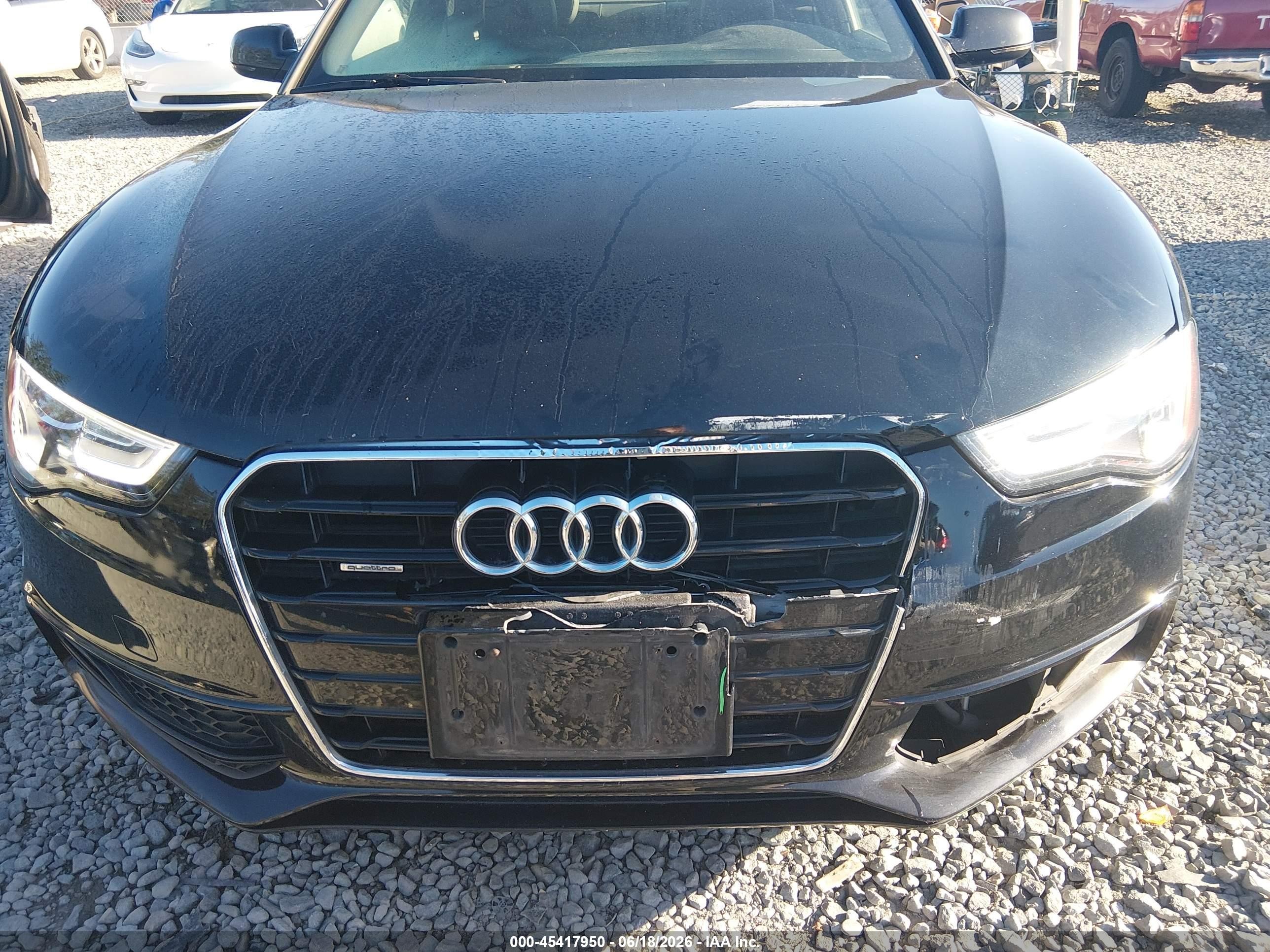 2013 Audi A5 2.0t Premium Black vin: WAUWFAFR3DA016159