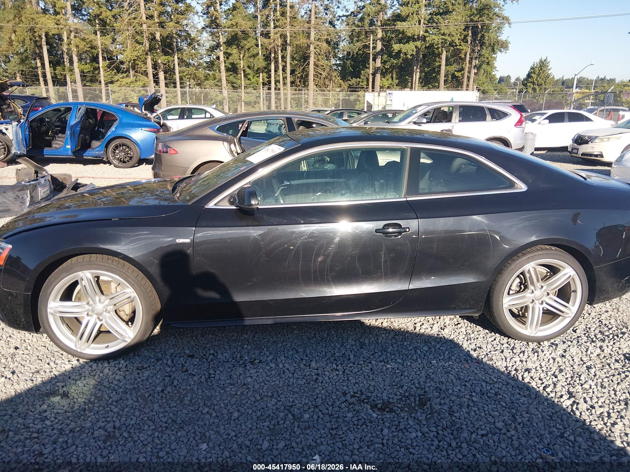 2013 Audi A5 2.0t Premium Black vin: WAUWFAFR3DA016159