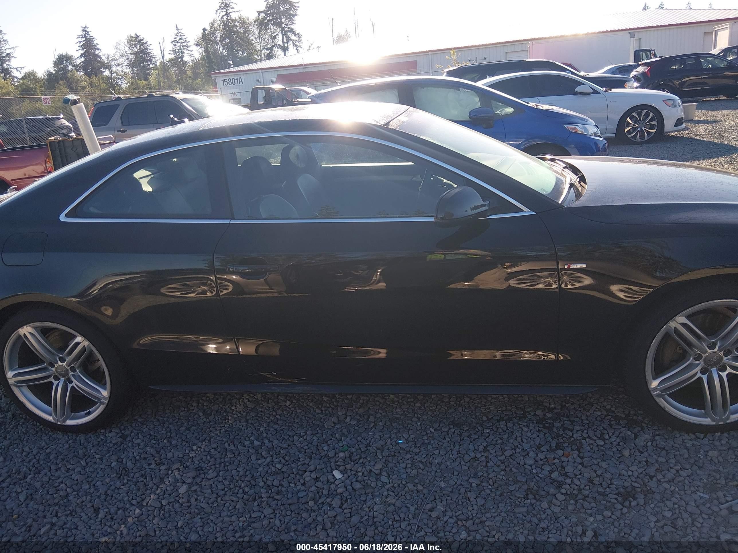 2013 Audi A5 2.0t Premium Black vin: WAUWFAFR3DA016159