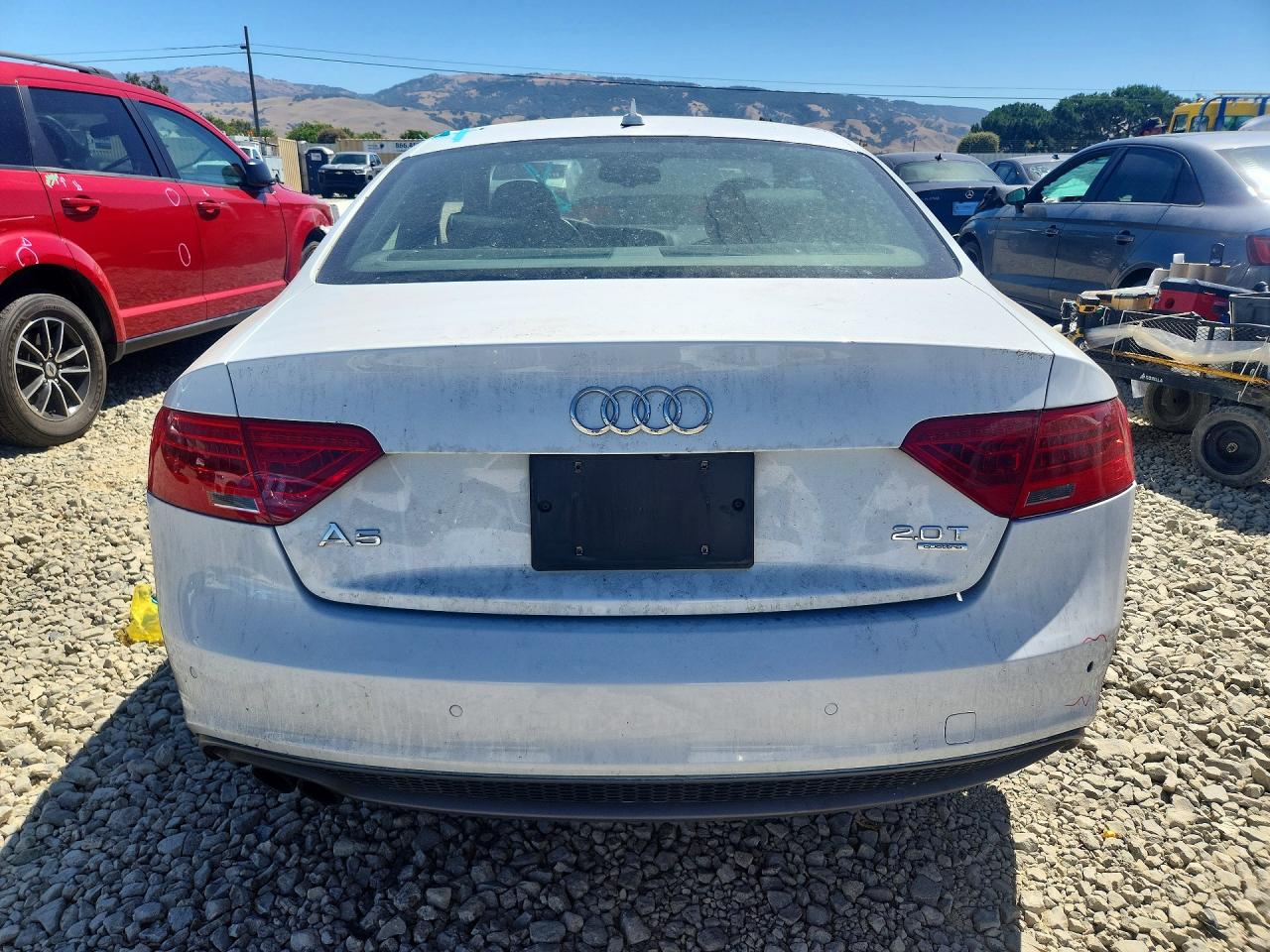 2013 Audi A5 Prestige White vin: WAUWFAFR8DA075529