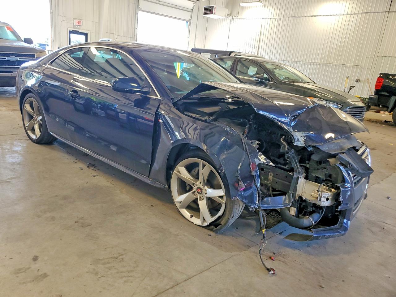 2011 Audi A5 Prestige Blue vin: WAUWFAFRXBA021162
