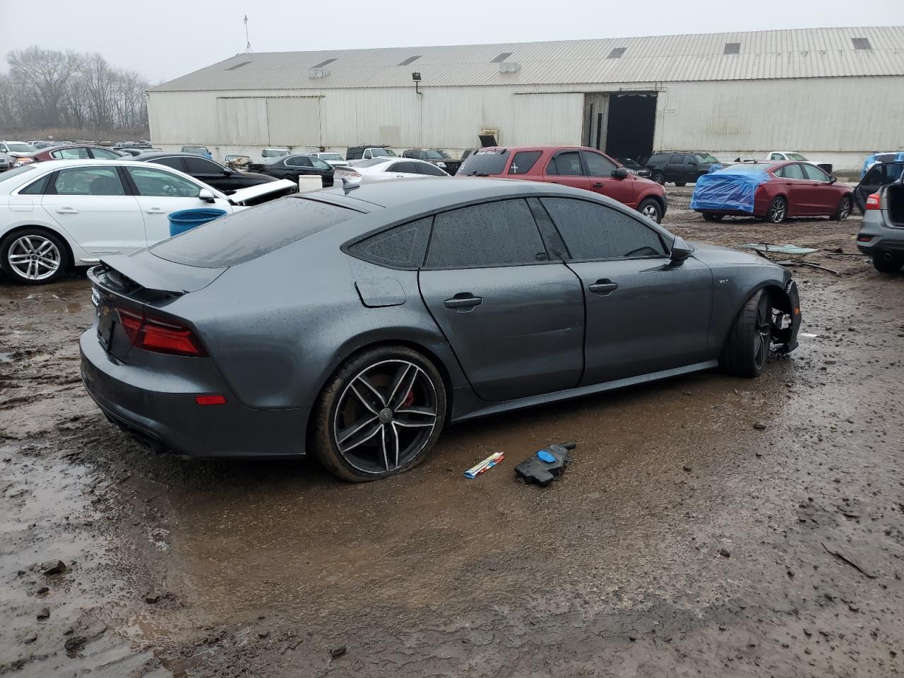 2018 Audi S7 Premium Plus Серый vin: WAUWFBFC7JN066326