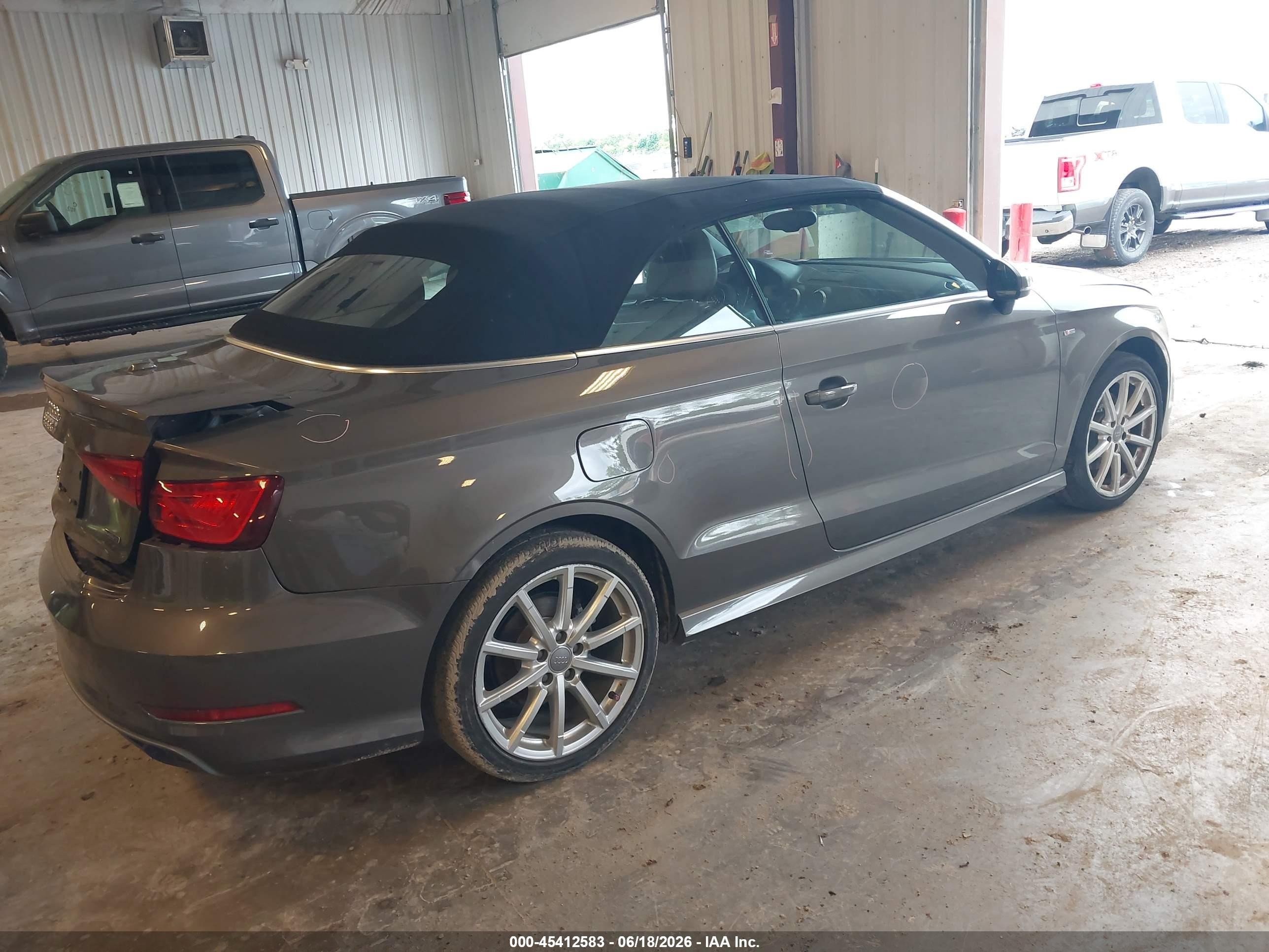 2015 Audi A3 2.0t Premium Gray vin: WAUWFLFFXF1113668