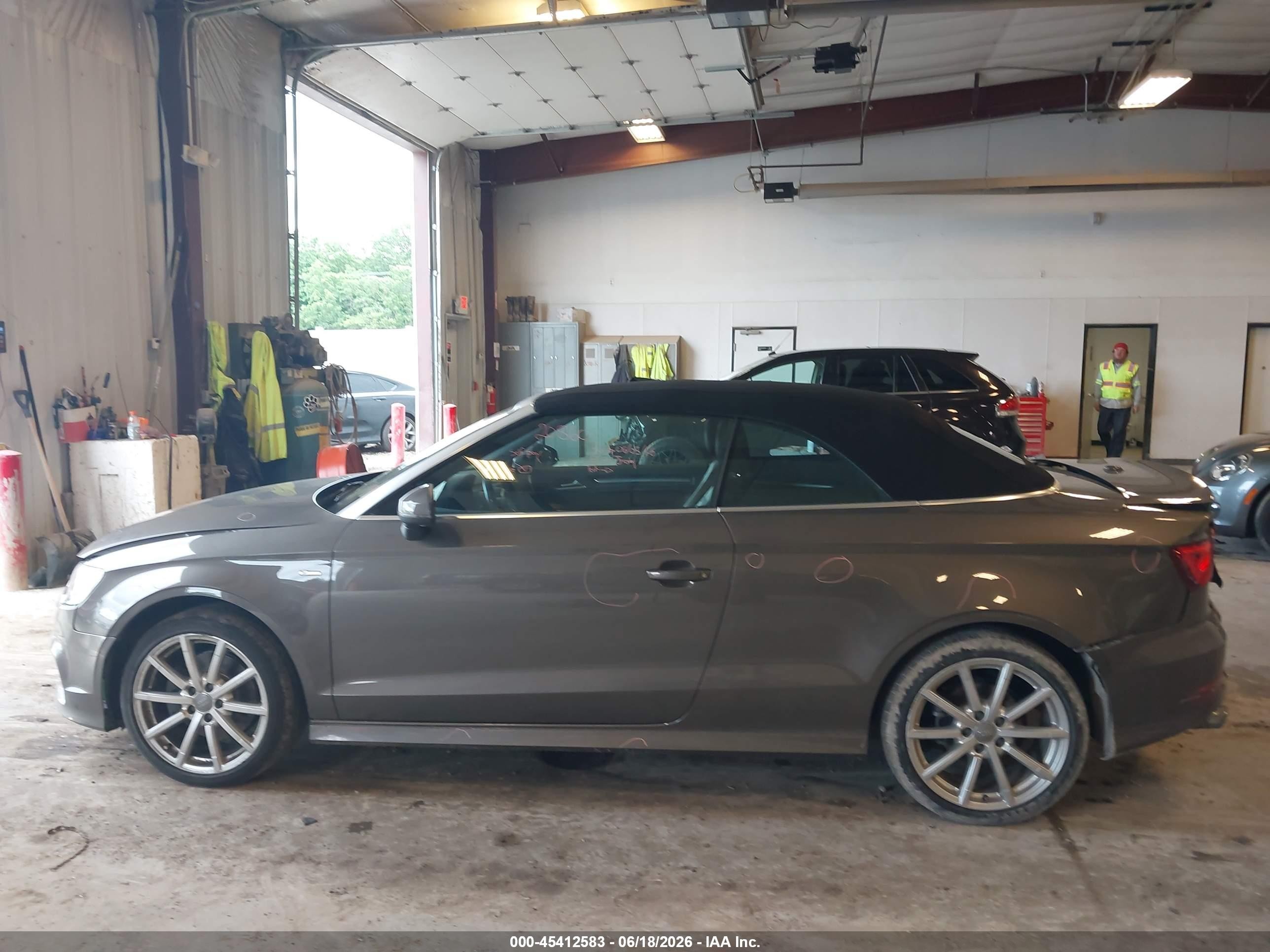 2015 Audi A3 2.0t Premium Gray vin: WAUWFLFFXF1113668