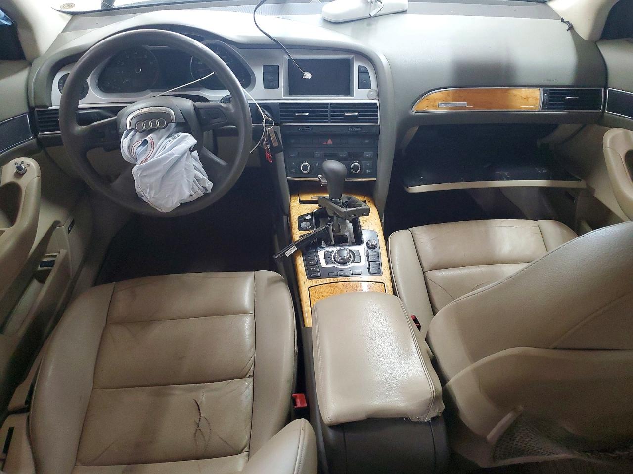 2009 Audi A6 Quattro White vin: WAUWG74F49N024473