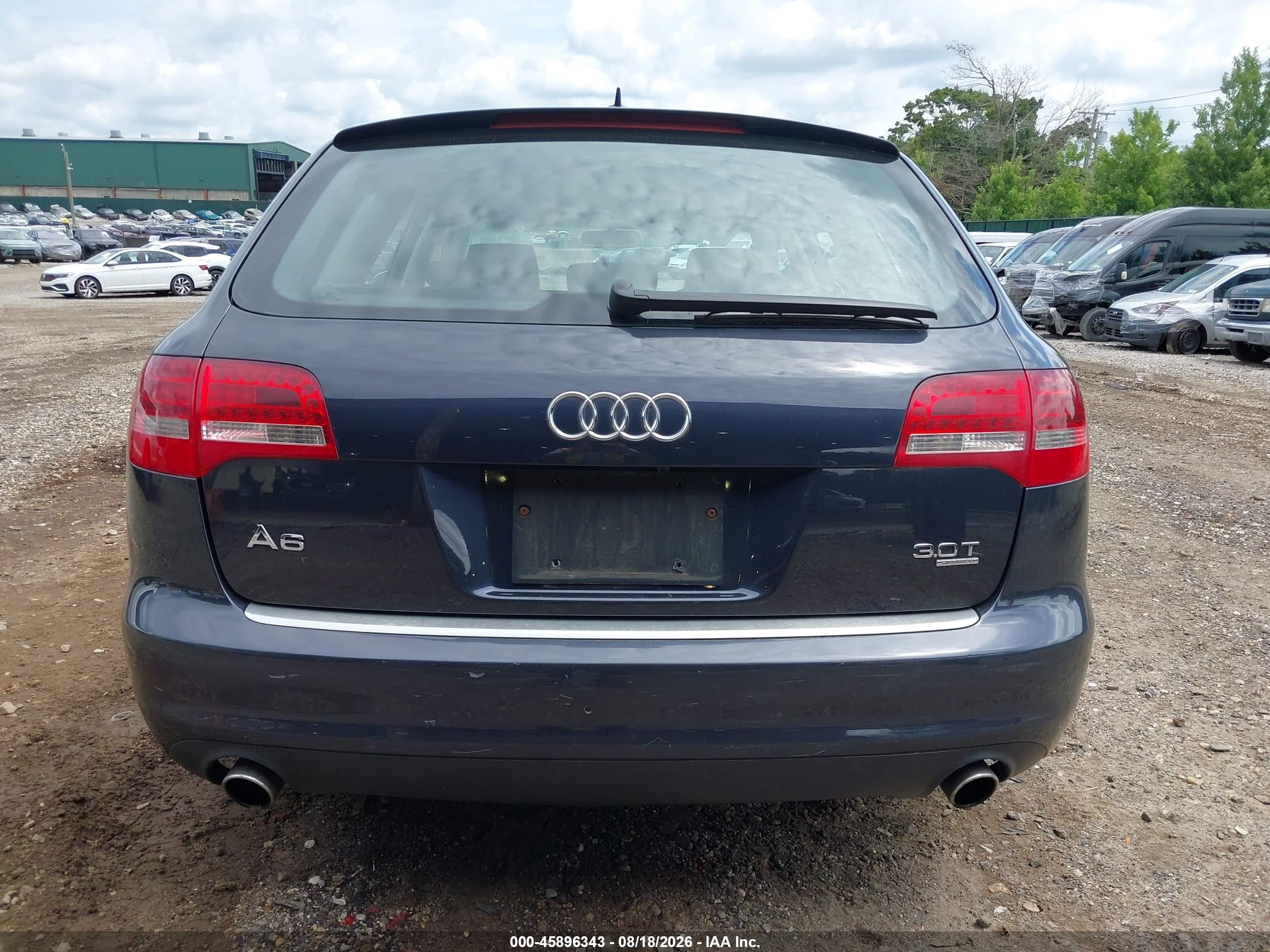 2010 Audi A6 3.0 Premium Gray vin: WAUWGAFB8AN046939