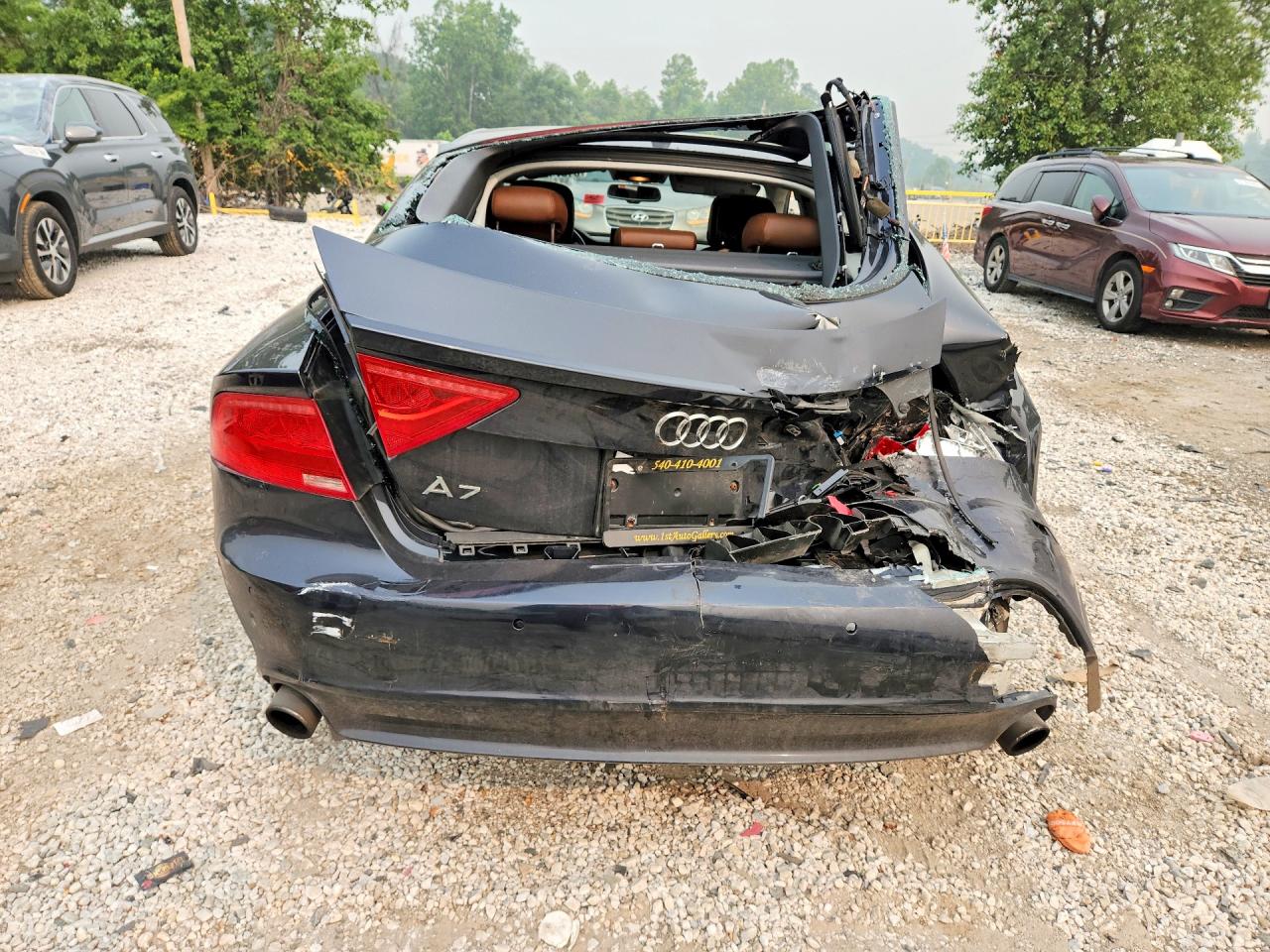 2014 Audi A7 Premium Plus Black vin: WAUWGAFC0EN009107