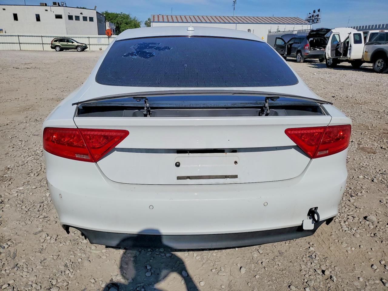 2014 Audi A7 Premium Plus White vin: WAUWGAFC1EN017734