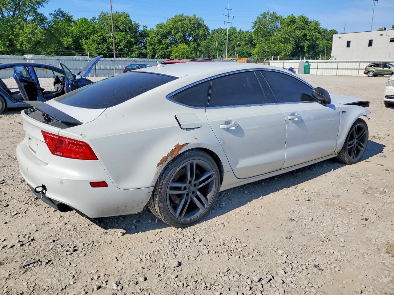 2014 Audi A7 Premium Plus White vin: WAUWGAFC1EN017734