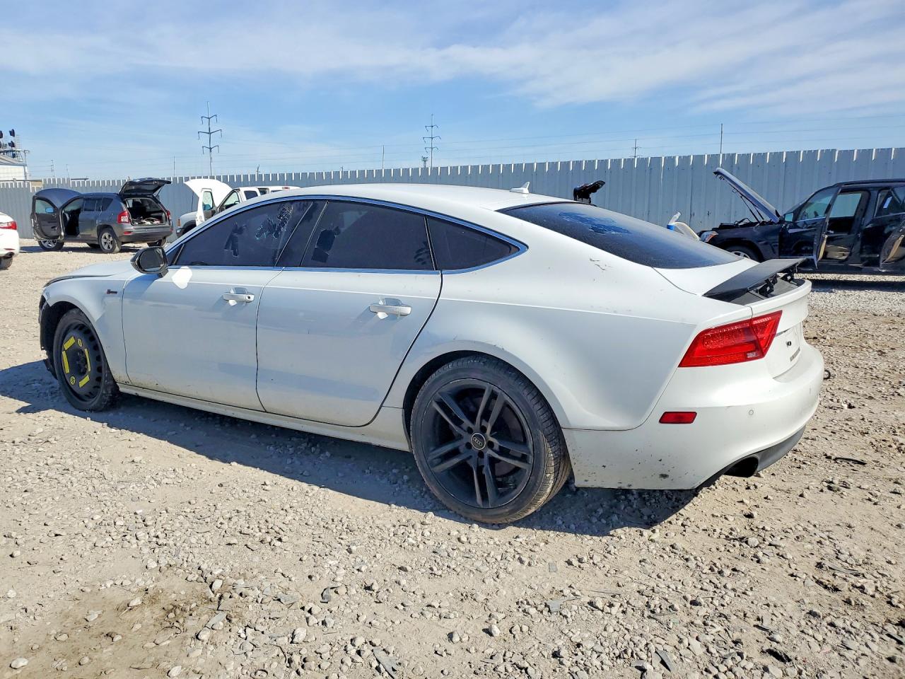2014 Audi A7 Premium Plus White vin: WAUWGAFC1EN017734