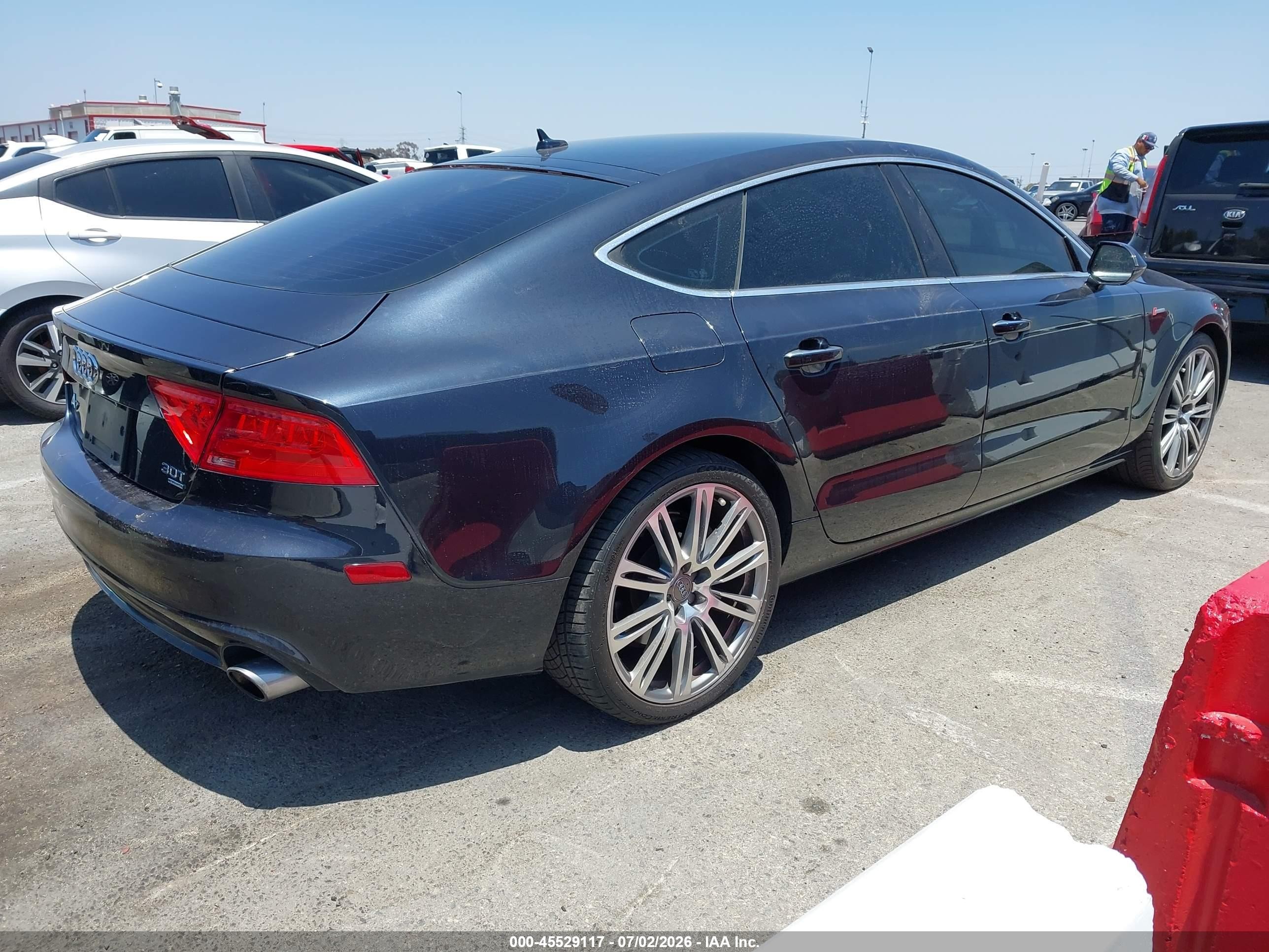 2014 Audi A7 3.0t Premium Plus Черный vin: WAUWGAFC1EN129496