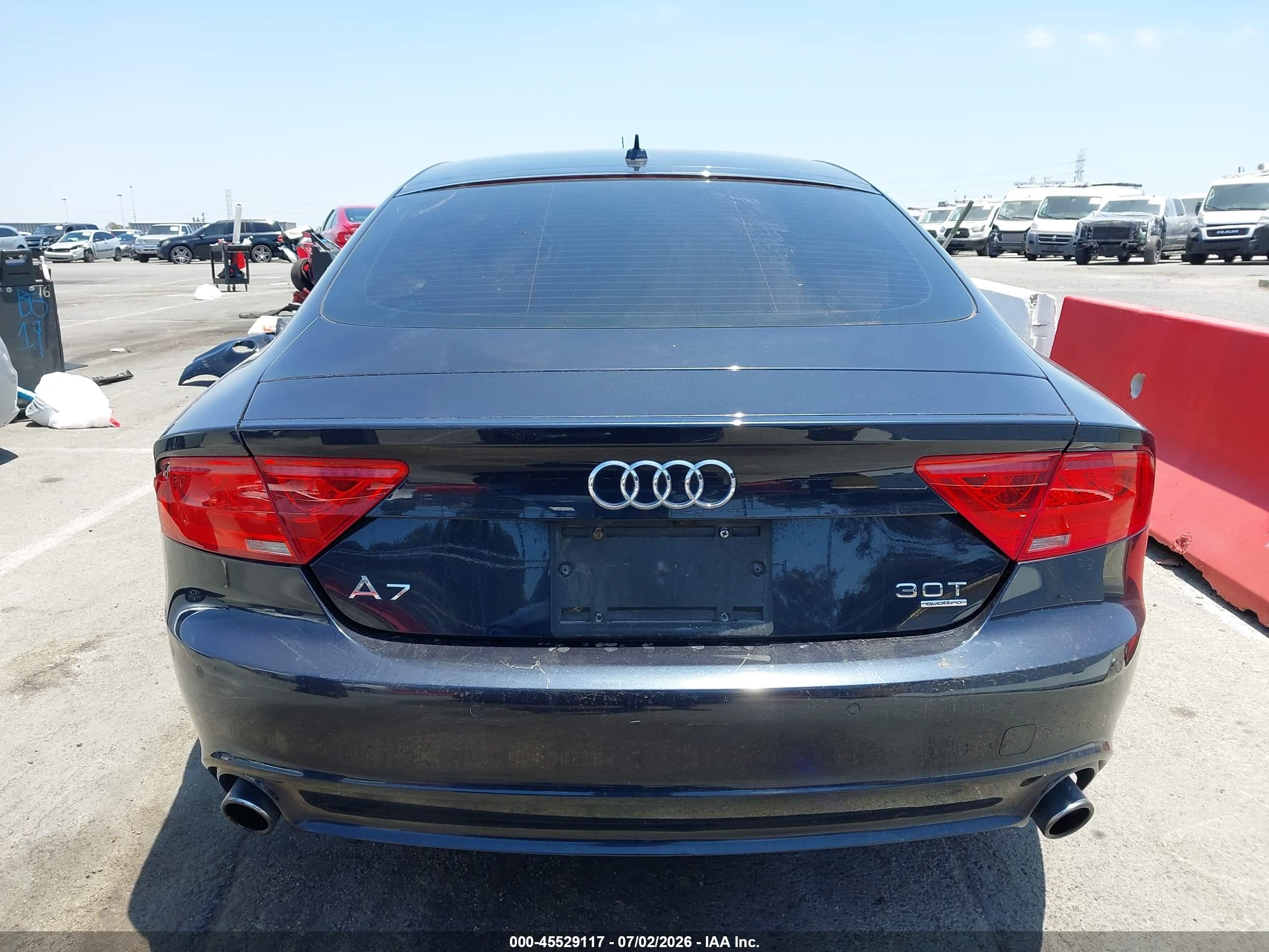 2014 Audi A7 3.0t Premium Plus Черный vin: WAUWGAFC1EN129496