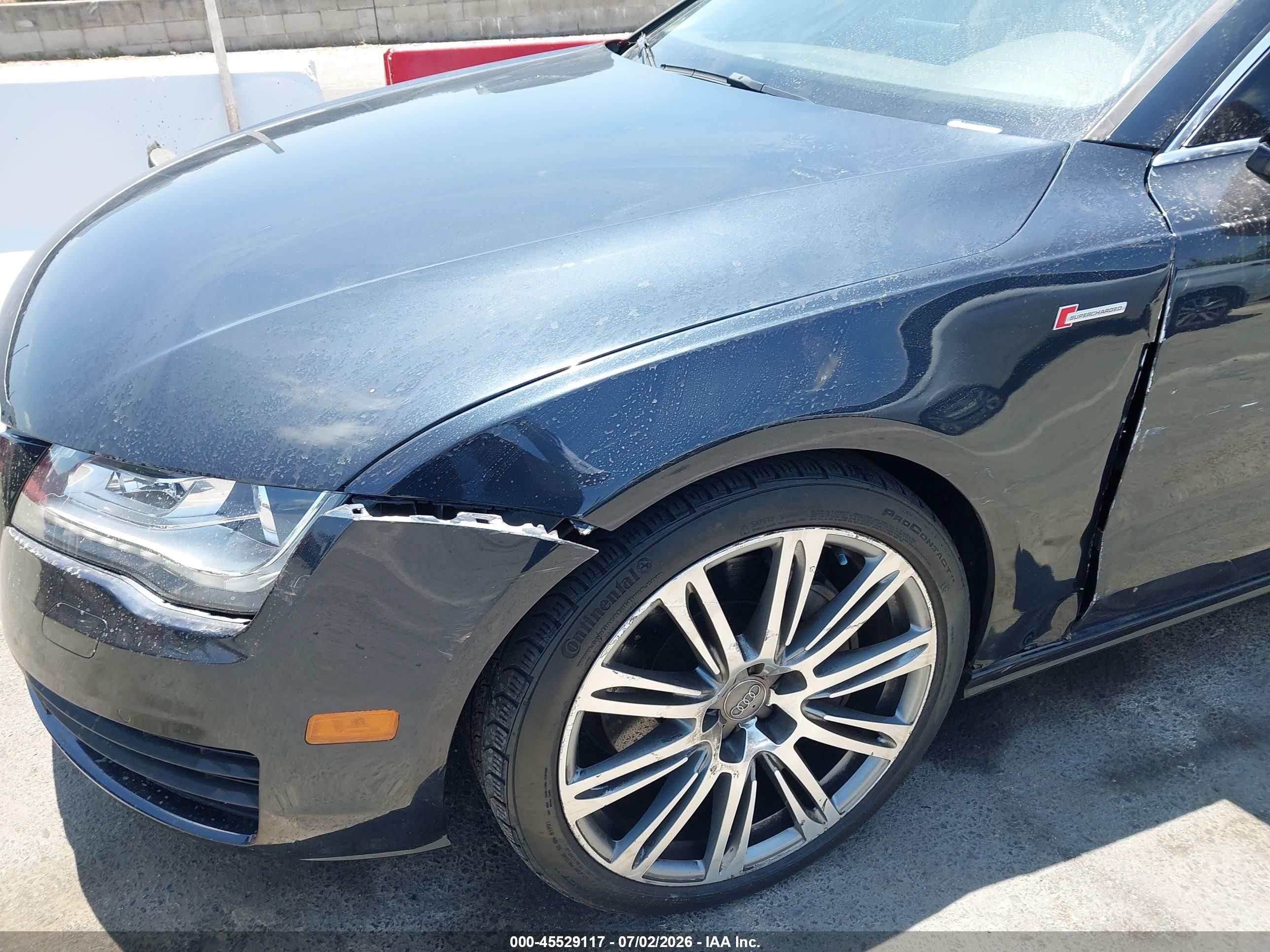 2014 Audi A7 3.0t Premium Plus Черный vin: WAUWGAFC1EN129496