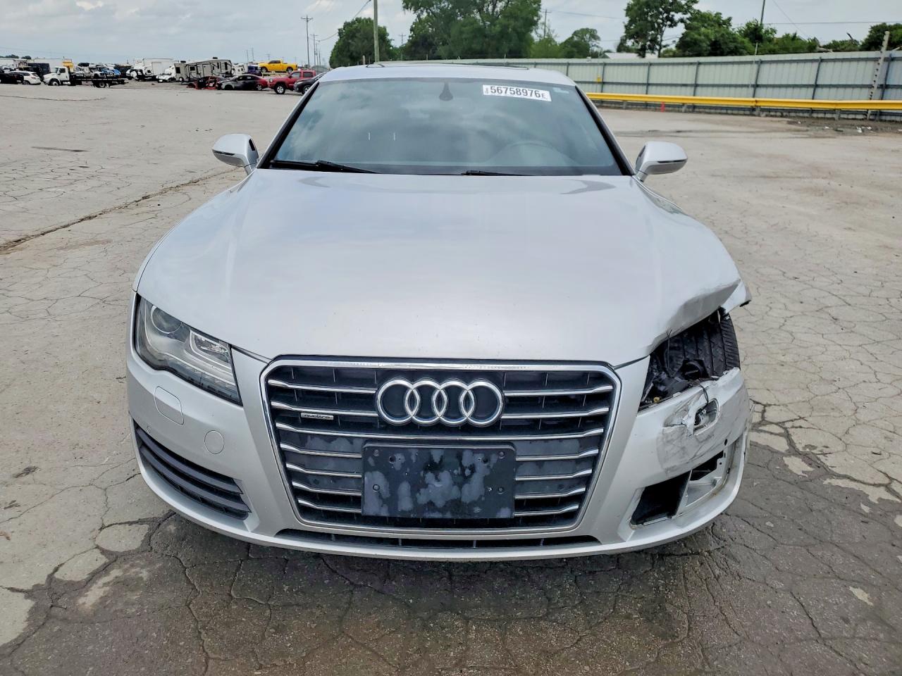 2014 Audi A7 Premium Plus Silver vin: WAUWGAFC2EN066117
