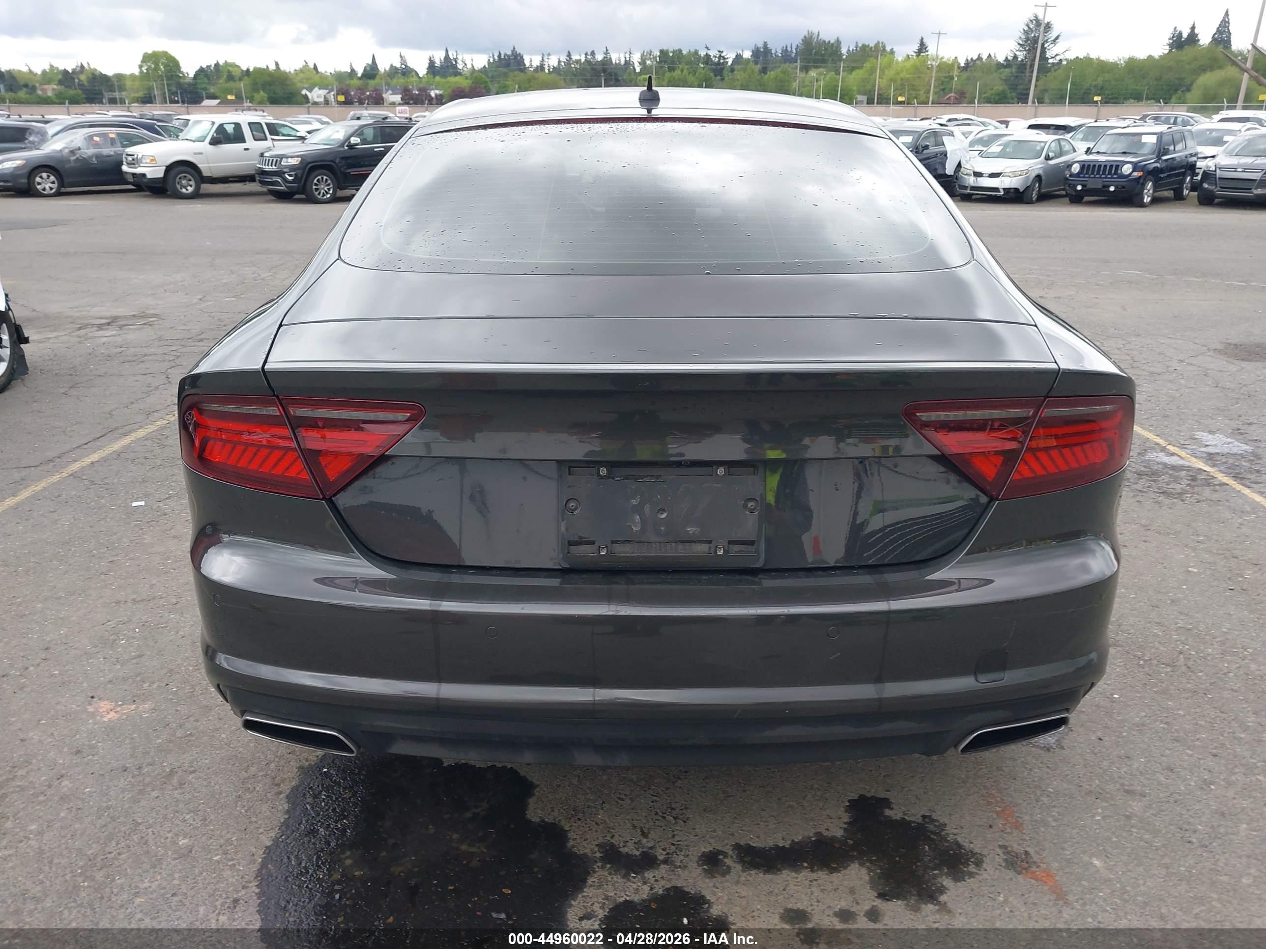 2016 Audi A7 3.0t Premium Plus Black vin: WAUWGAFC2GN088427