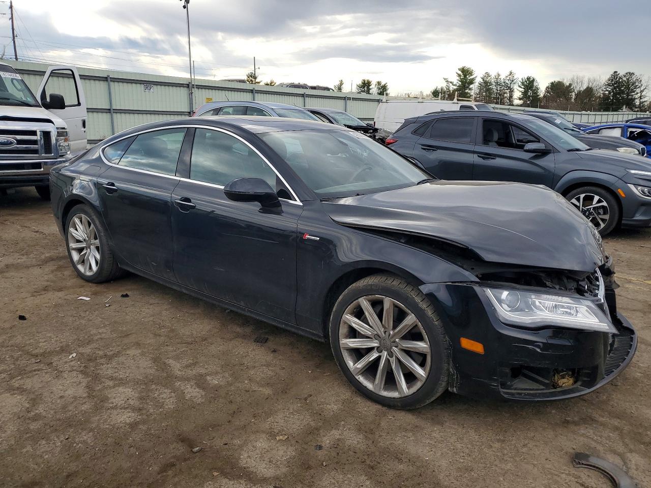 2014 Audi A7 Premium Plus Black vin: WAUWGAFC3EN080849