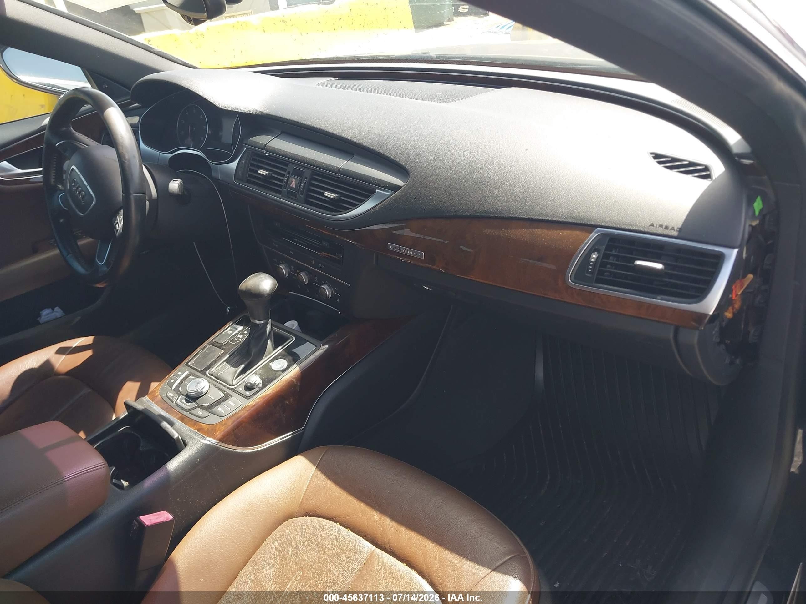 2014 Audi A7 3.0t Premium Plus Gray vin: WAUWGAFC3EN095948
